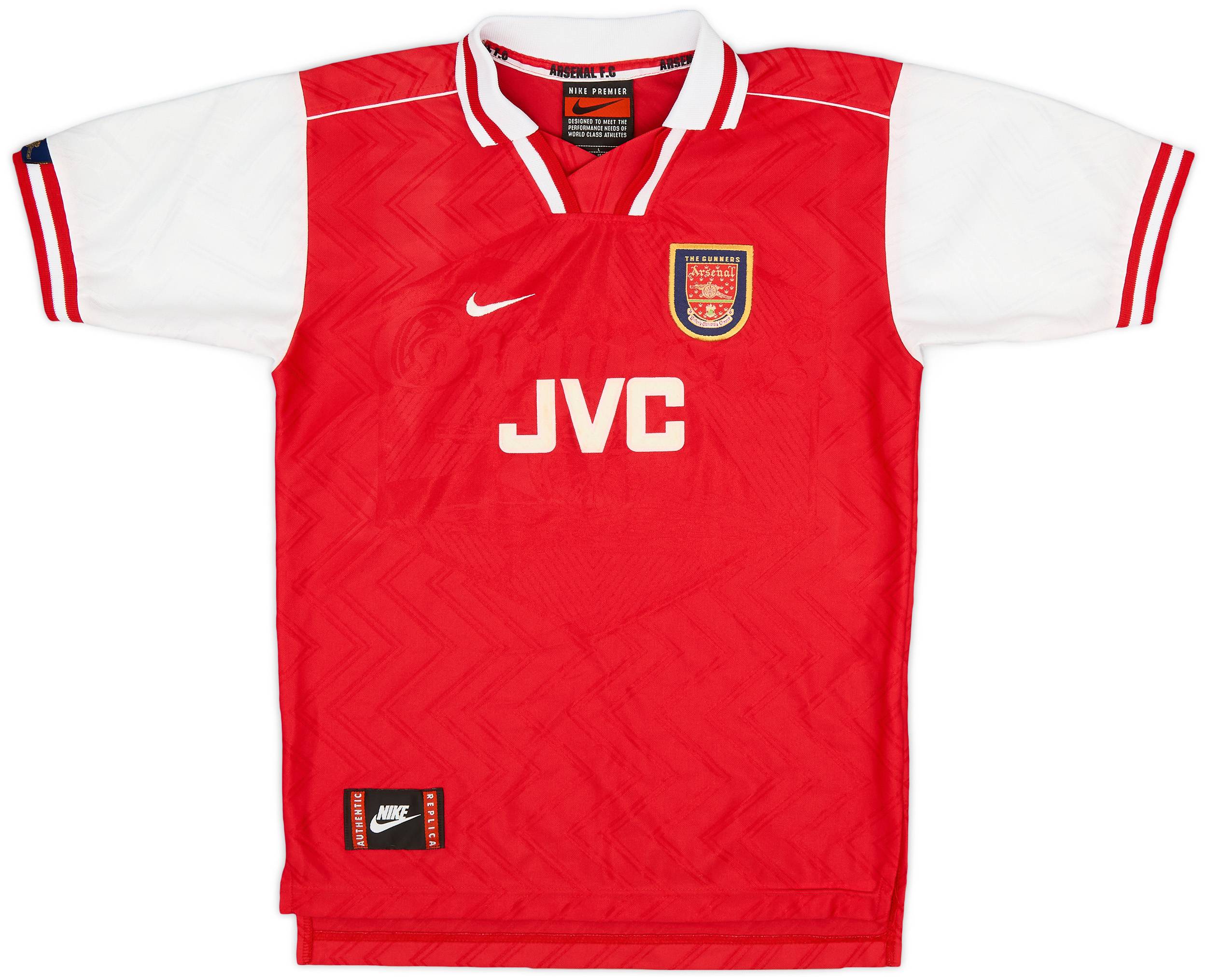 1996-98 Arsenal Home Shirt - 9/10 - (L.Boys)