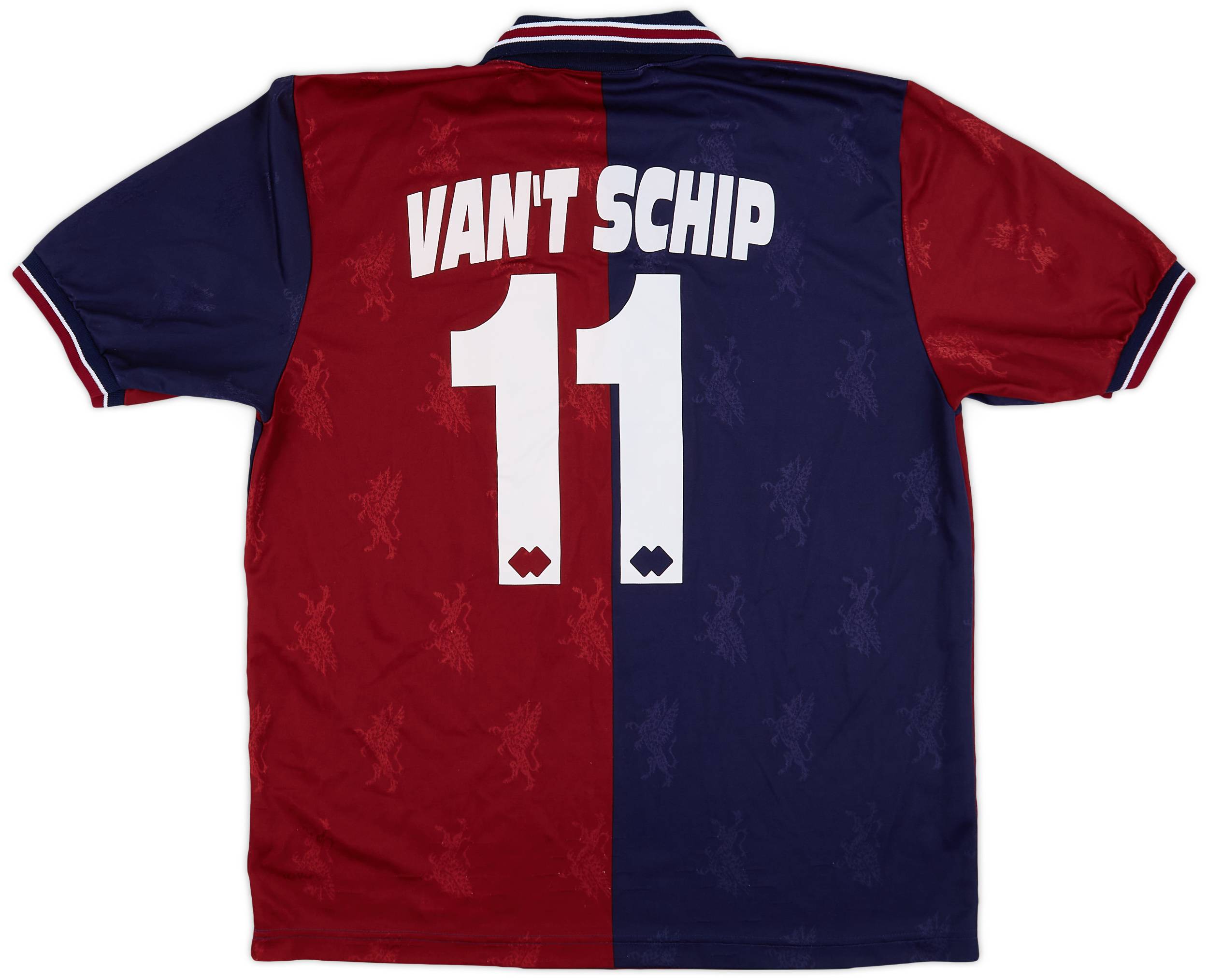 1995-96 Genoa Home Shirt Van't Schip #11 - 9/10 - (XL)