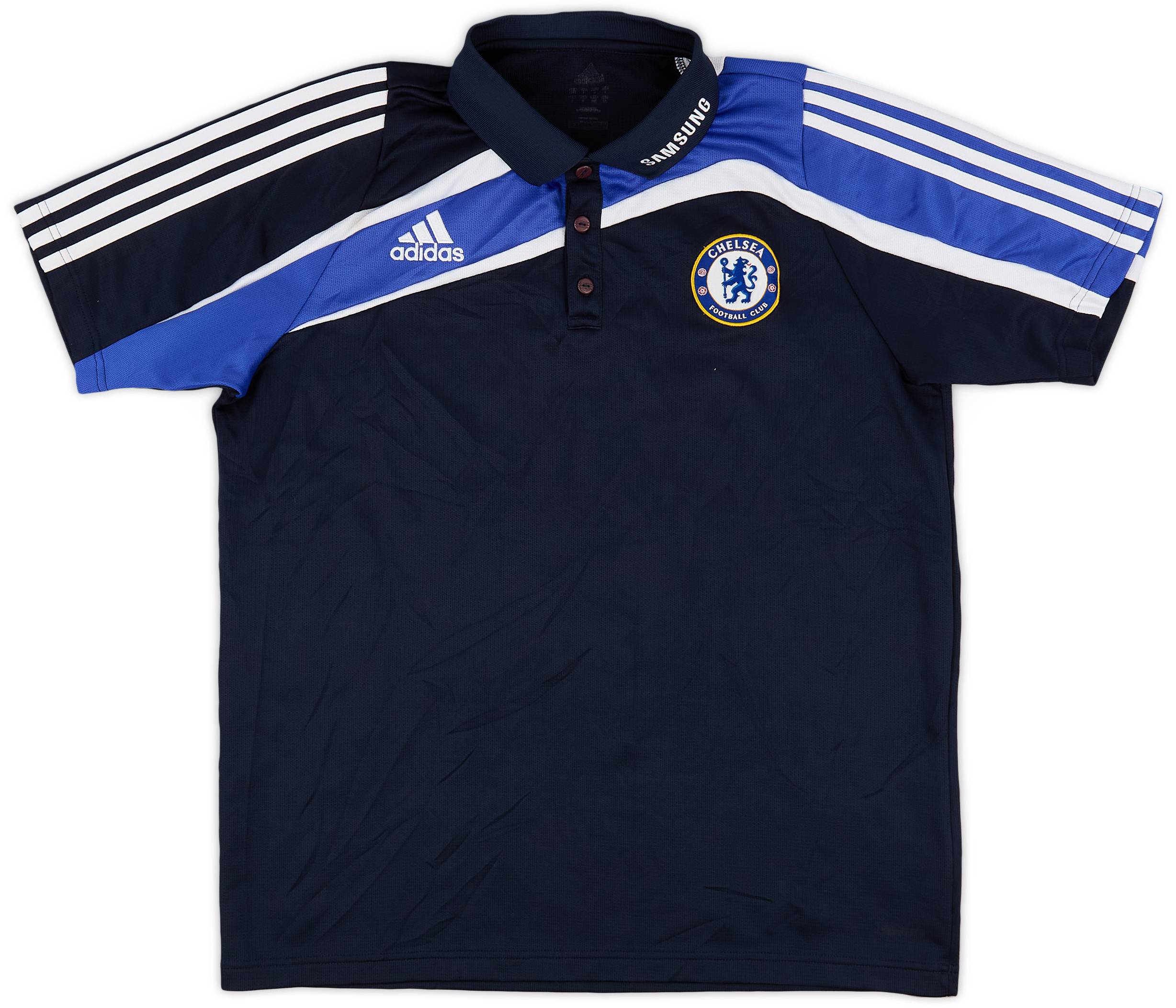 2009-10 Chelsea adidas Polo Shirt - 9/10 - (L)