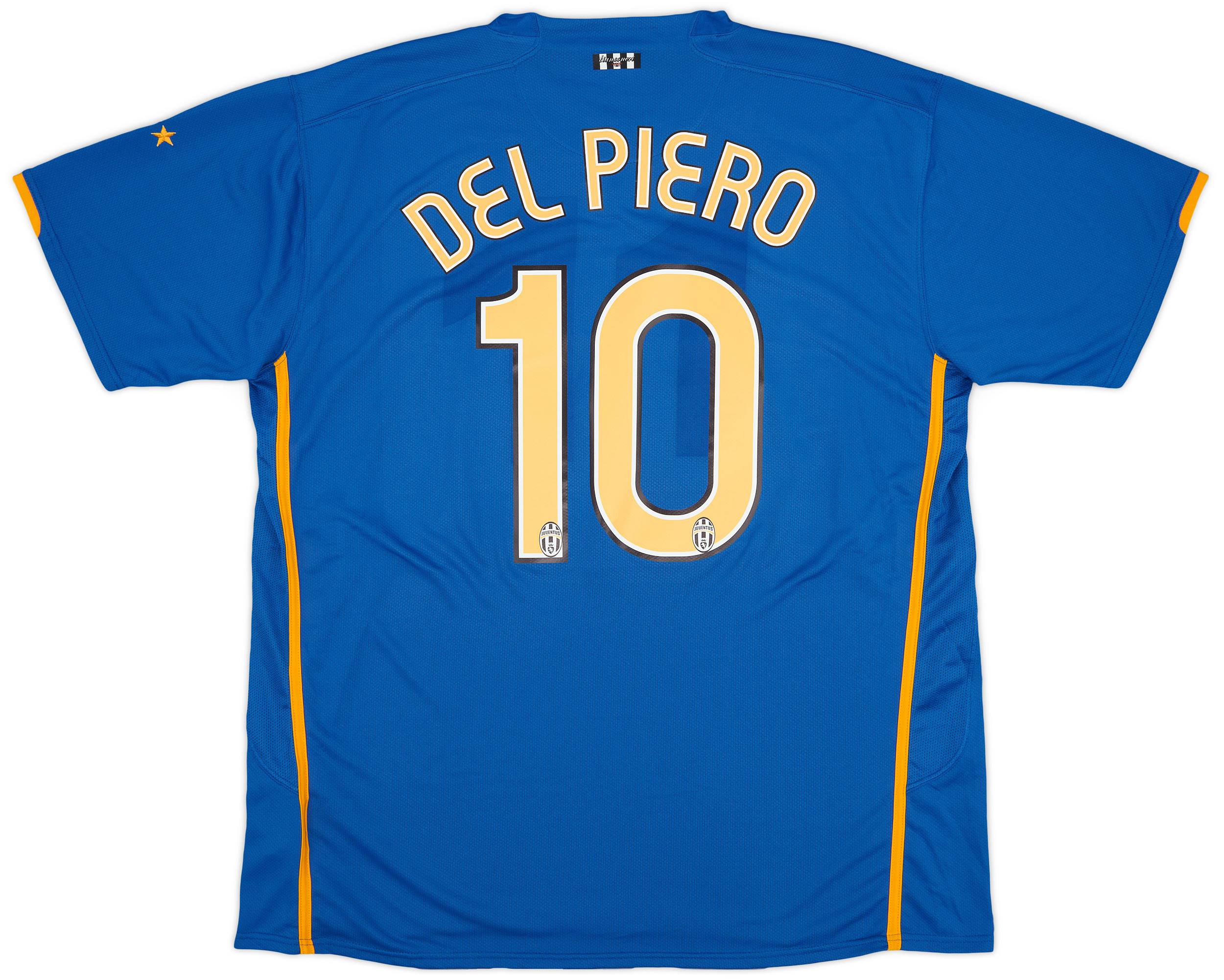 2007-08 Juventus Away Shirt Del Piero #10 - 9/10 - (XXL)