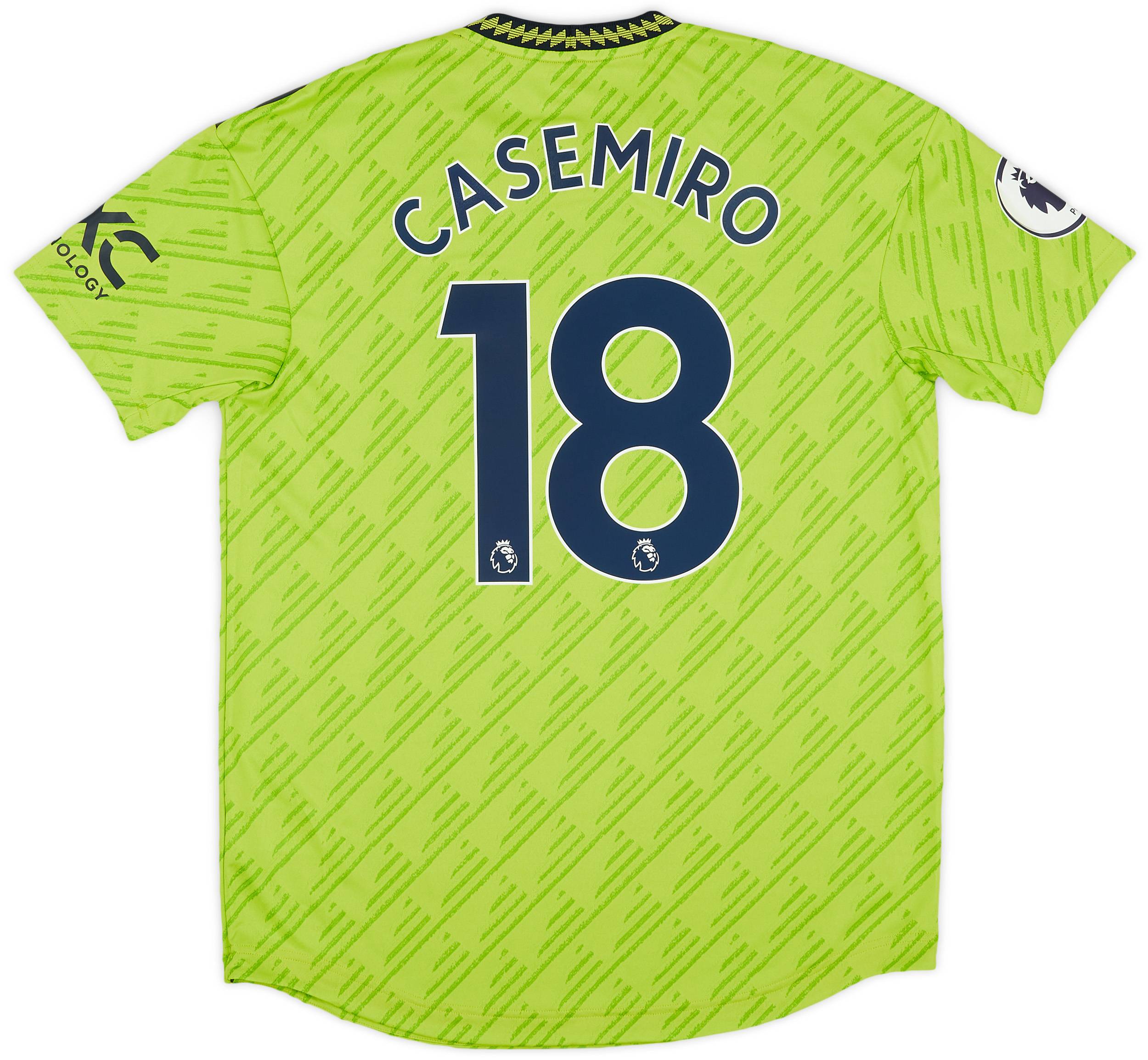 2022-23 Manchester United Authentic Third Shirt Casemiro #18 (L)