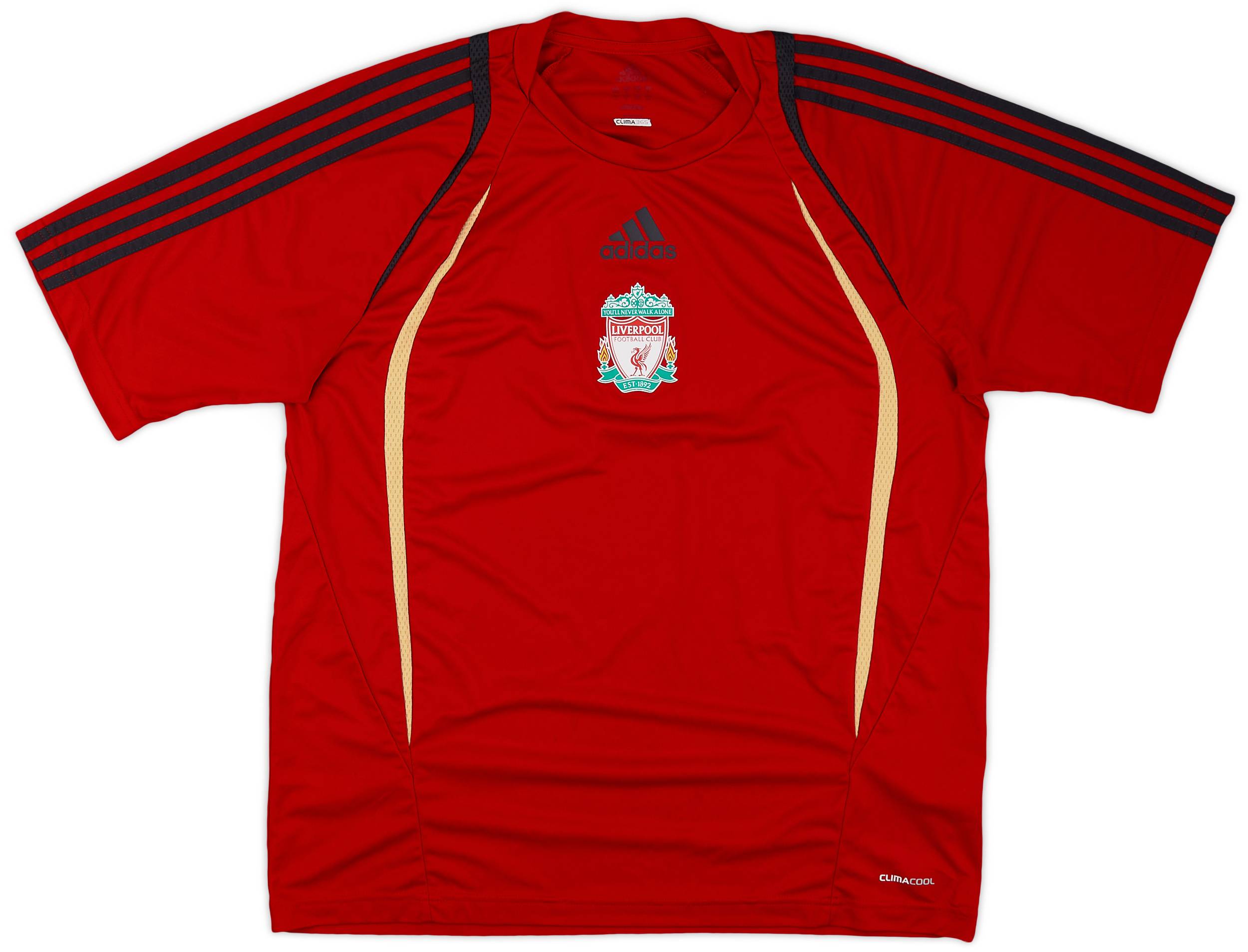 2009-10 Liverpool adidas Training Shirt - 8/10 - (L)