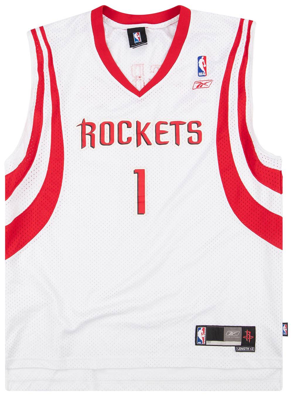 2004-06 Houston Rockets McGrady #1 Reebok Swingman Jersey (Home) XXL