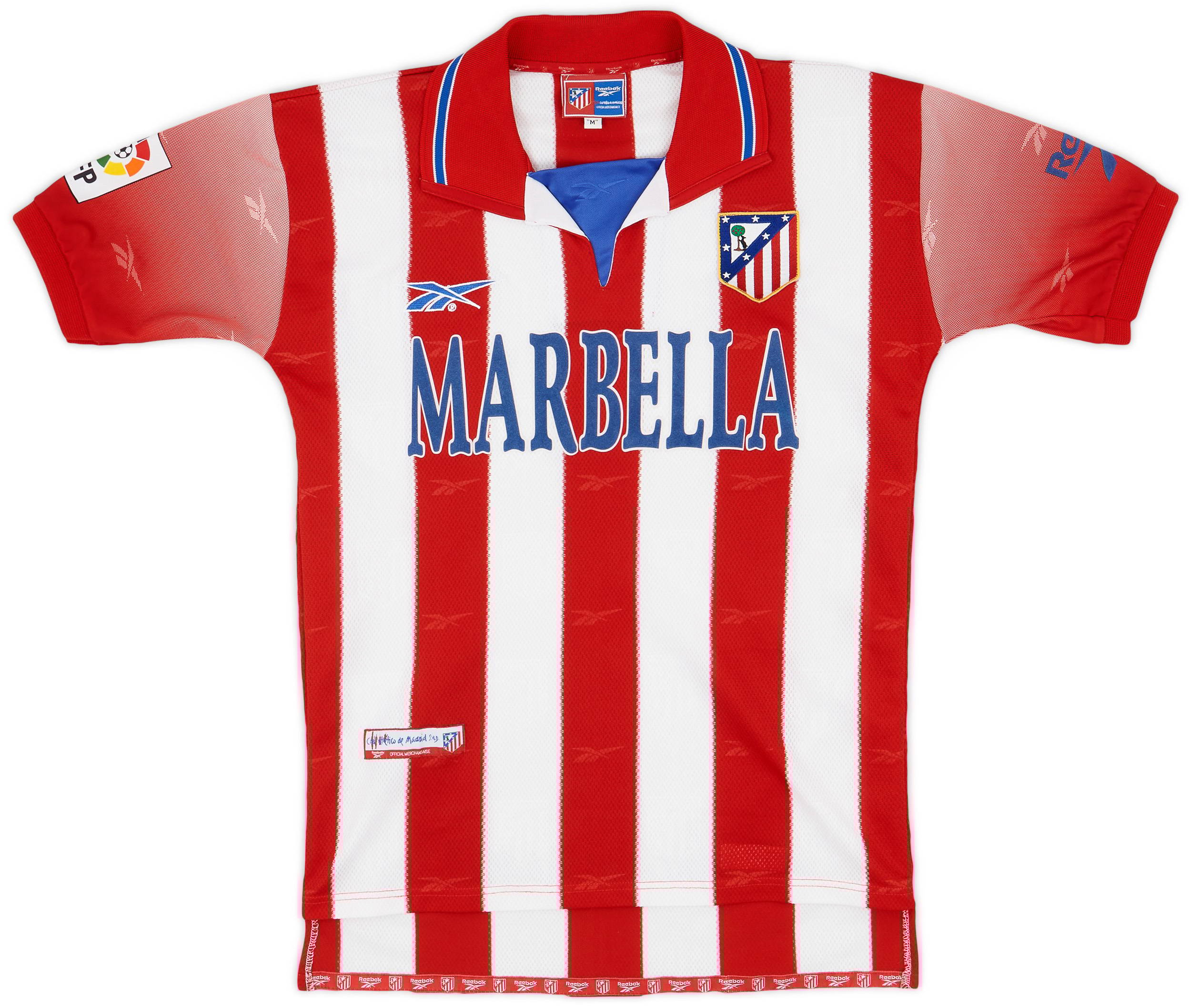 1998-99 Atletico Madrid Home Shirt - 9/10 - (M)
