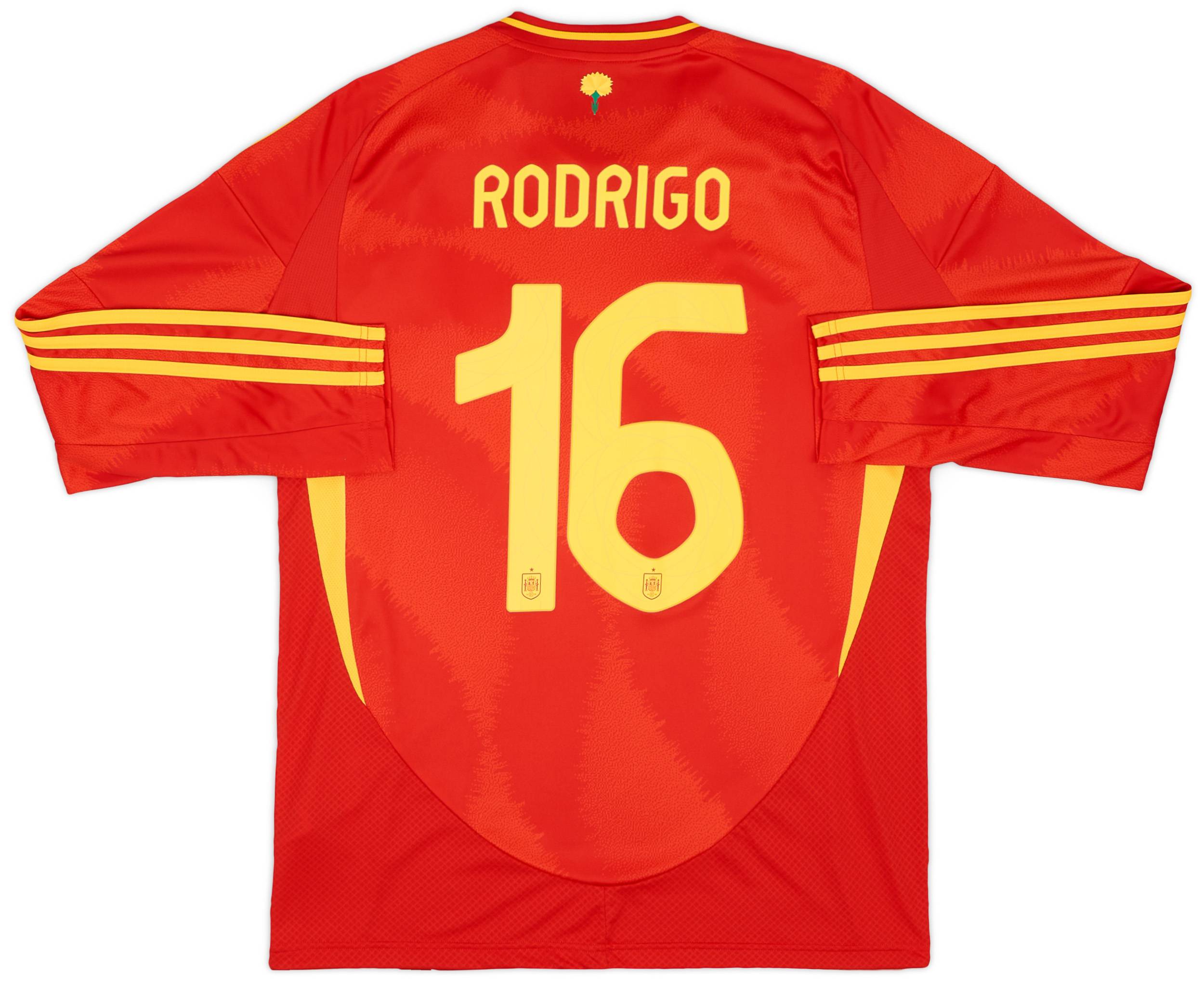 2024-25 Spain Home L/S Shirt Rodrigo #16
