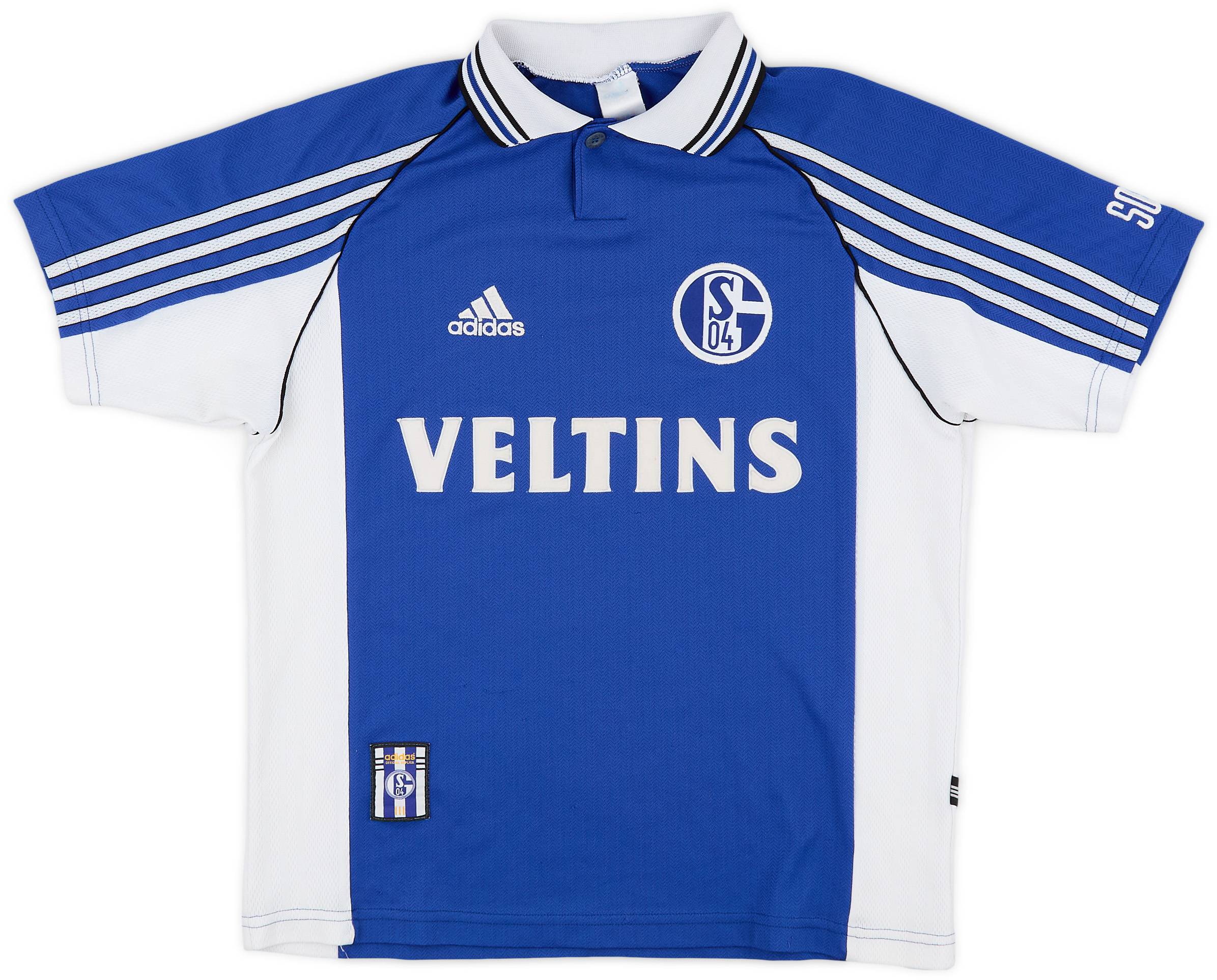 1998-99 Schalke Home Shirt - 8/10 - (XL.Boys)