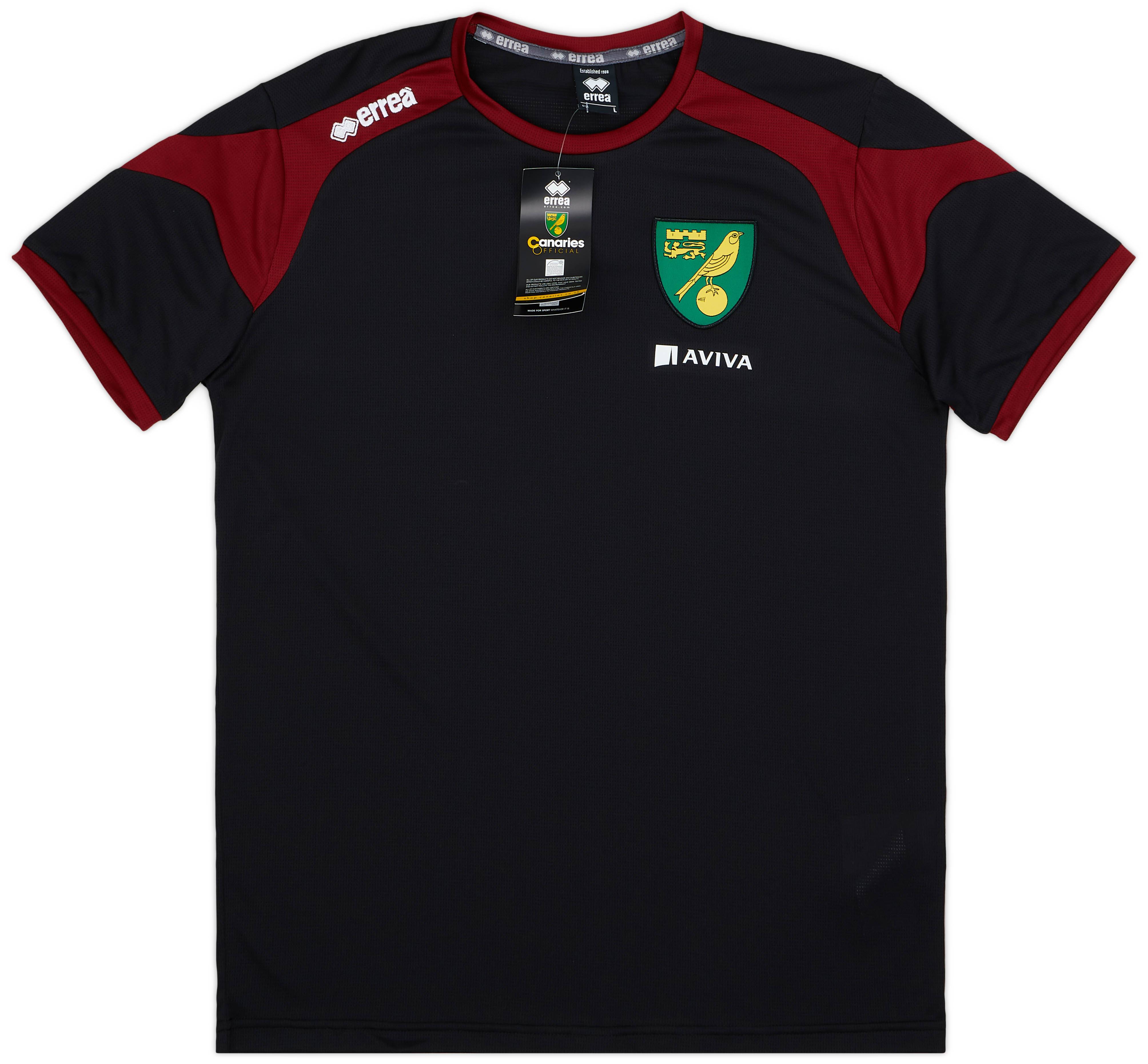 2015-16 Norwich Errea Training Shirt (L)