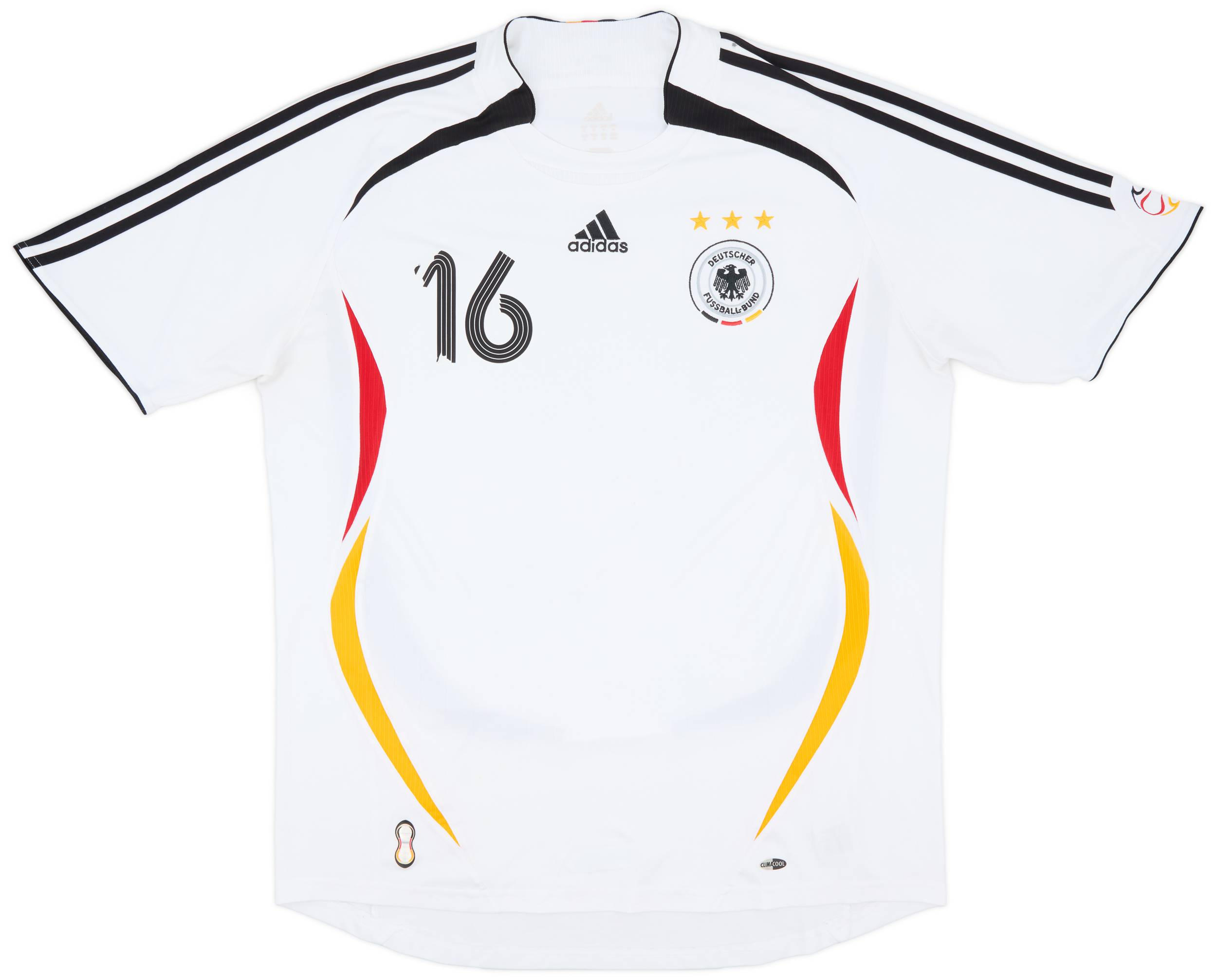 2006-08 Germany Home Shirt #16 - 5/10 - (XL)