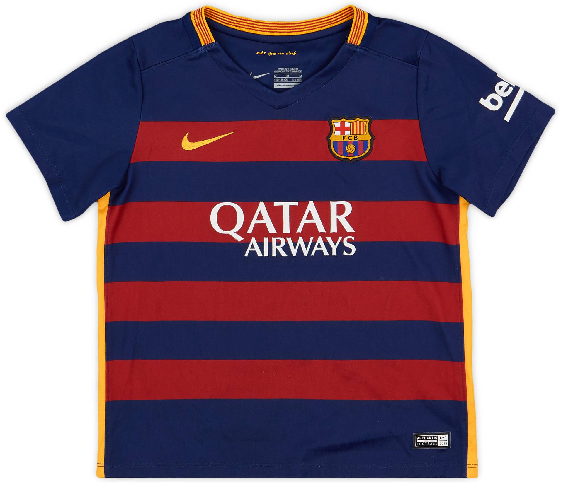 2015-16 Barcelona Home Shirt - 8/10 - (5-6 Years)