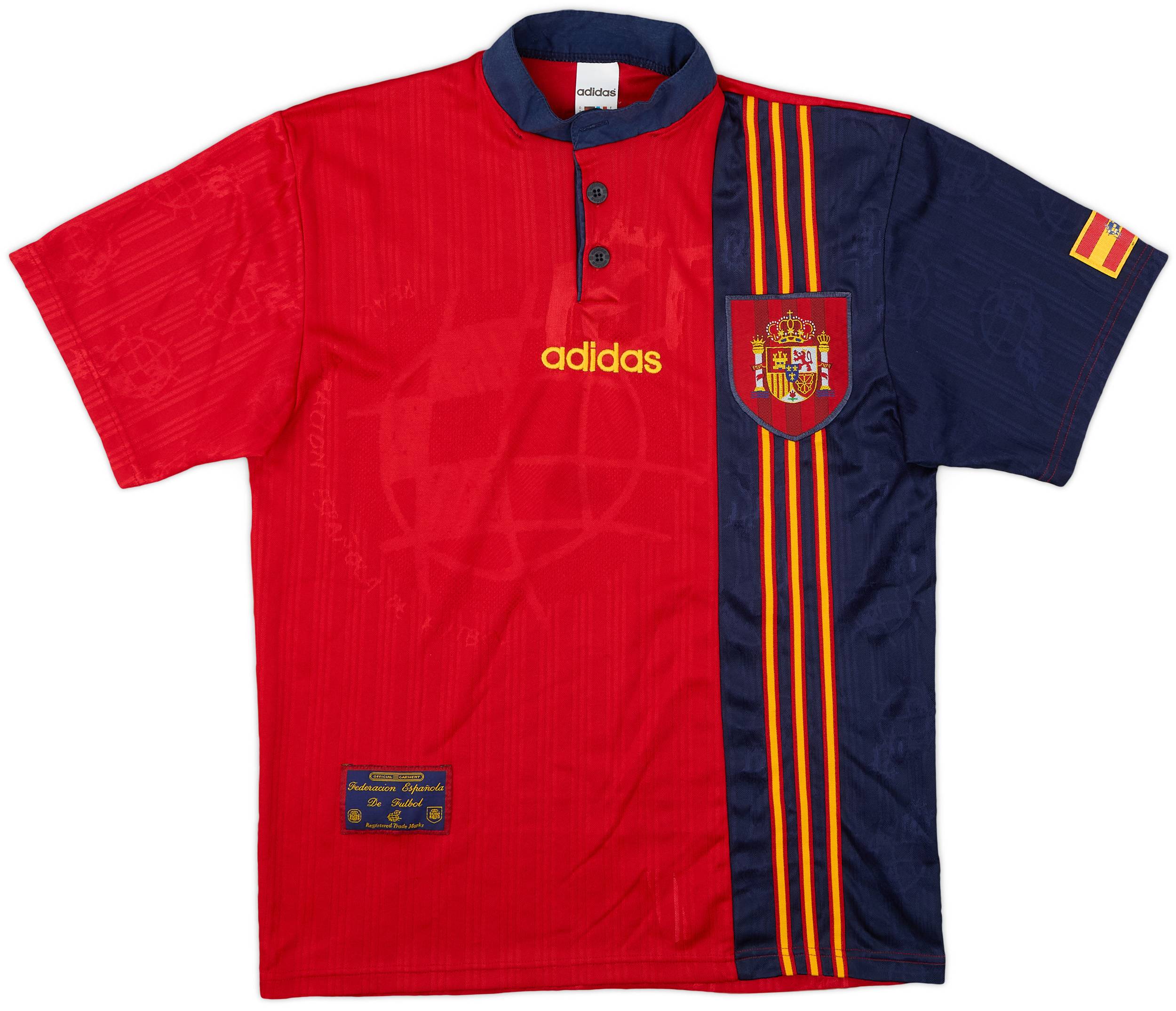 1996-98 Spain Home Shirt - 8/10 - (S)