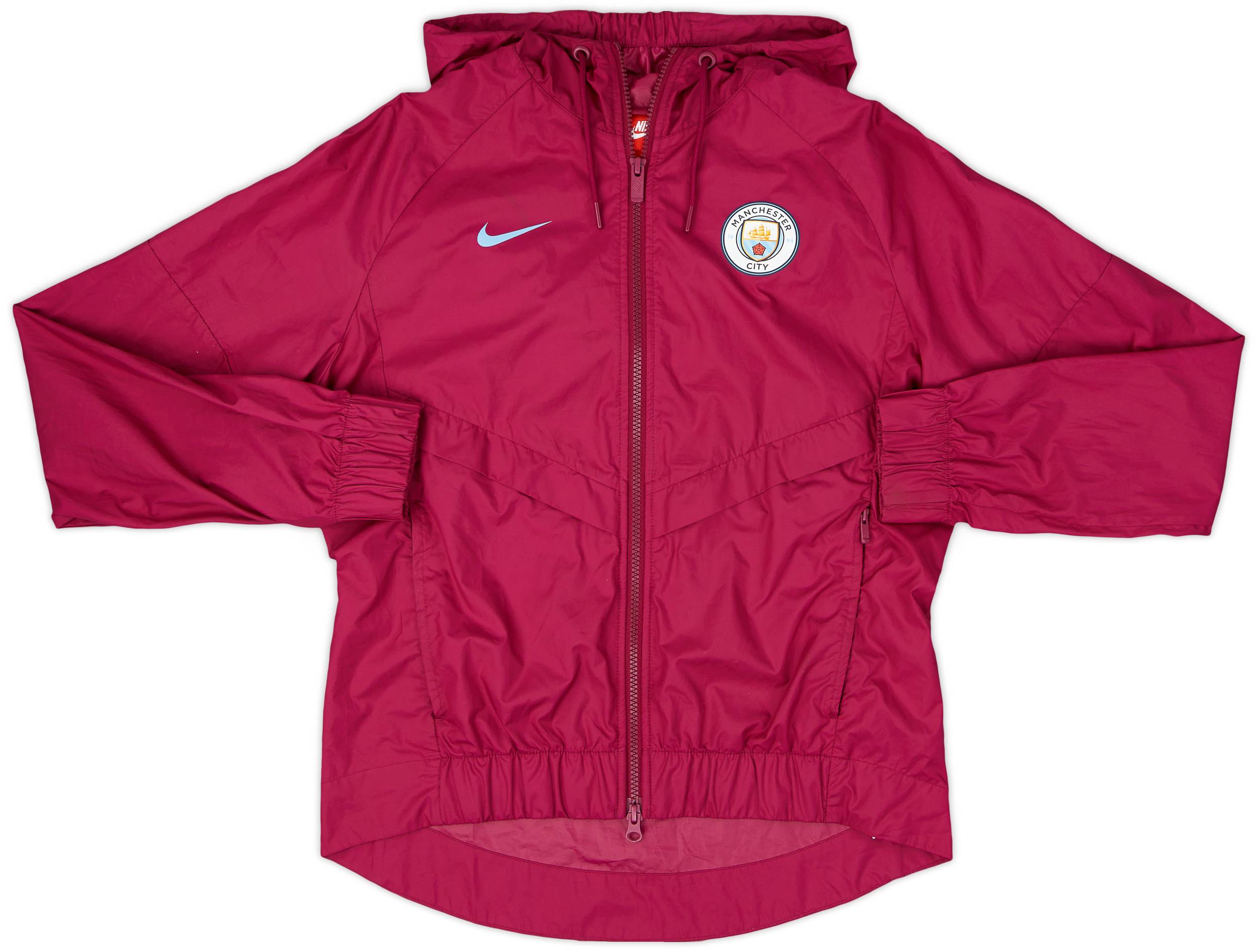 2017-18 Manchester City Nike Hooded Track Jacket 7/10 (S)