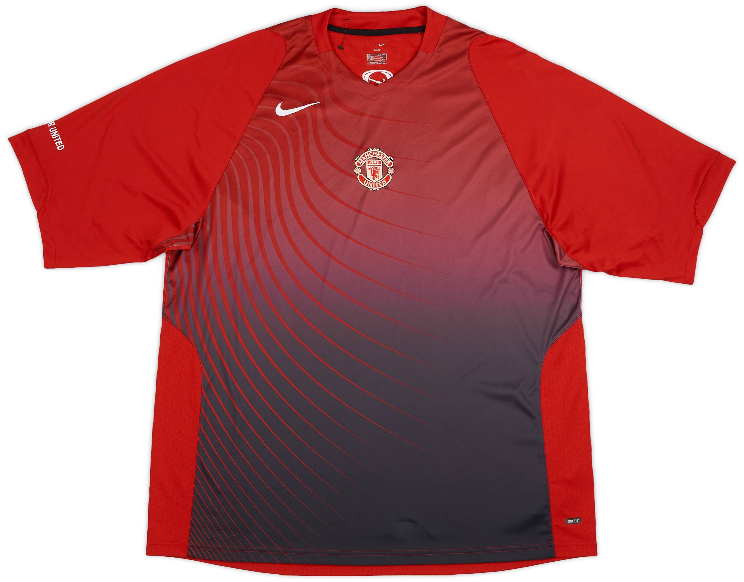 2007-08 Manchester United Nike Training Shirt - 8/10 - (XXL)