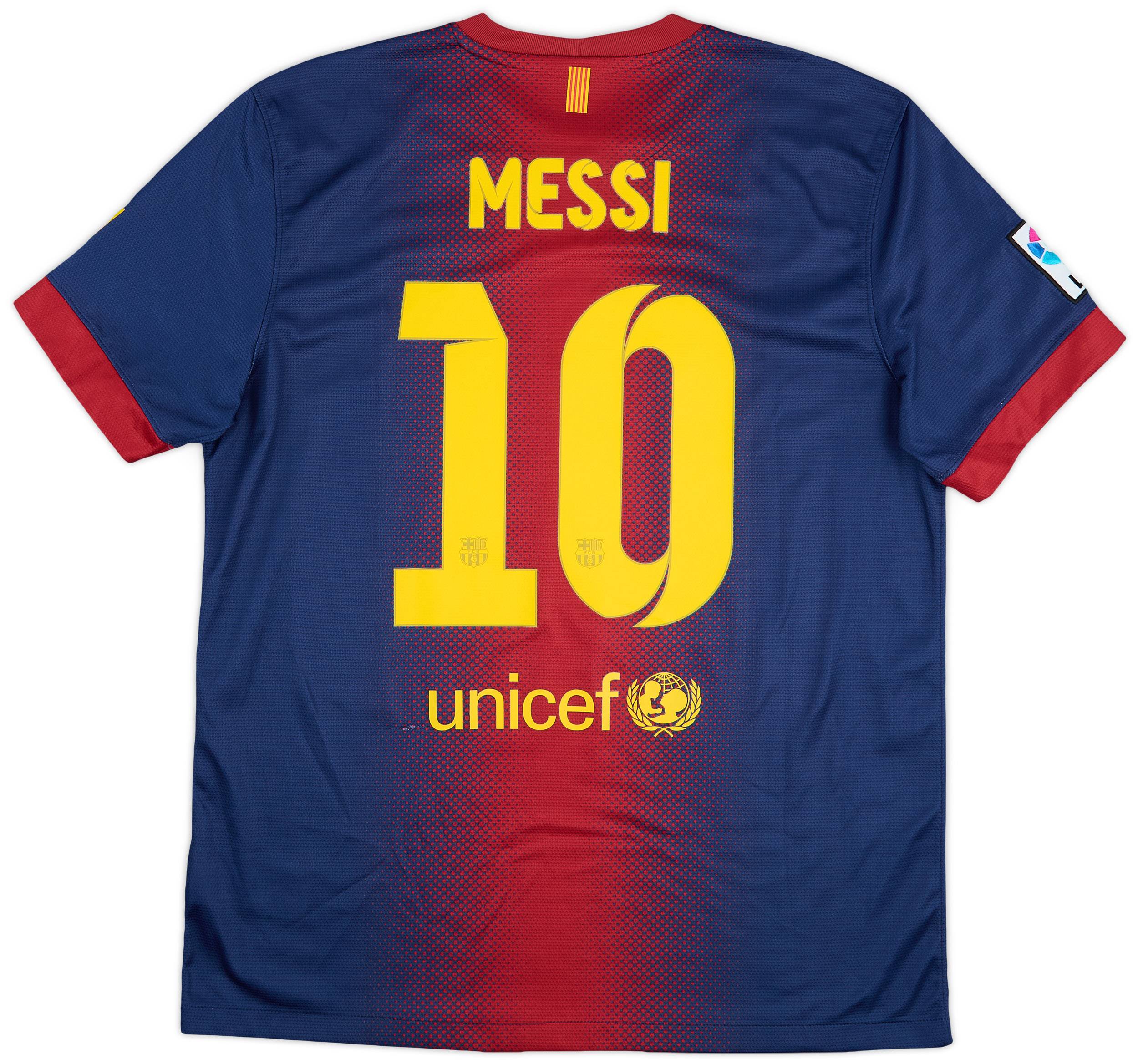 2012-13 Barcelona Home Shirt Messi #10 - 6/10 - (L)
