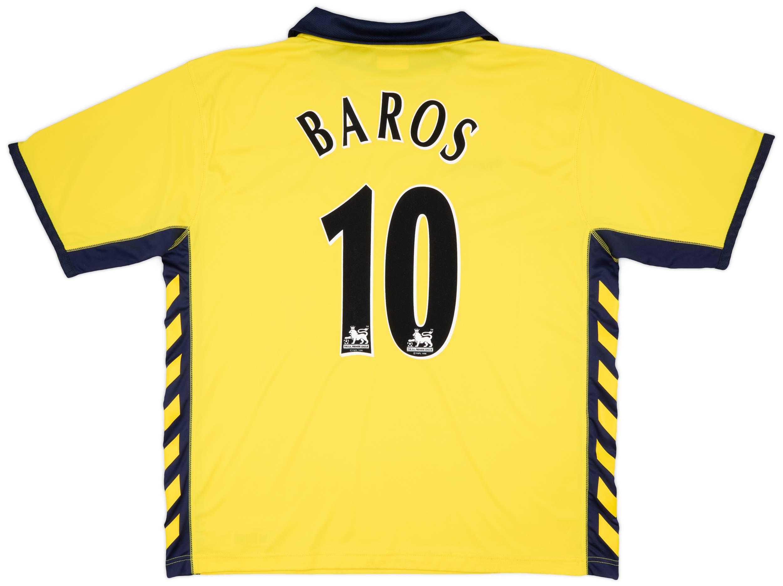 2005-06 Aston Villa Away Shirt Baros #10 - 9/10 - (XXL)