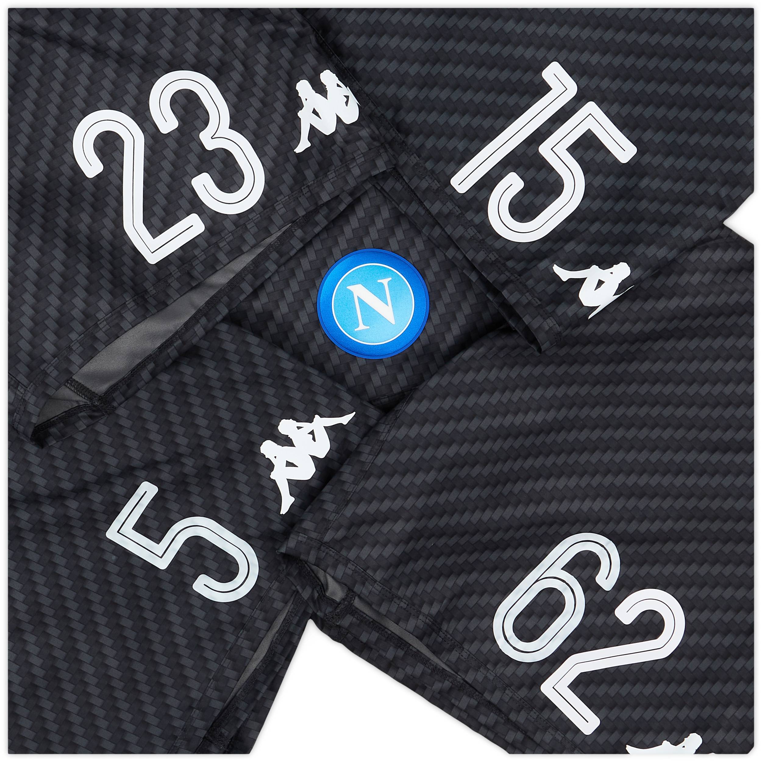 2017-18 Napoli Player Issue Fourth Shorts - 7/10
