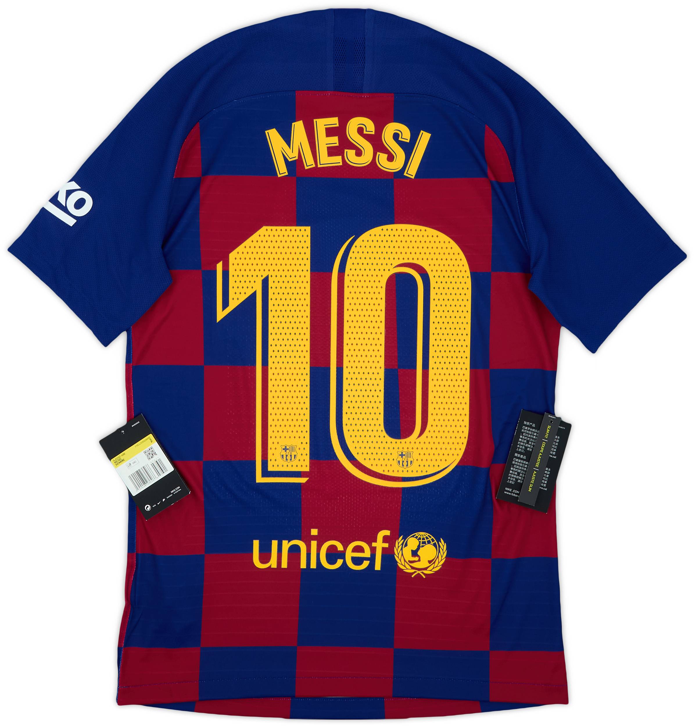 2019-20 Barcelona Authentic Home Shirt Messi #10 (S)
