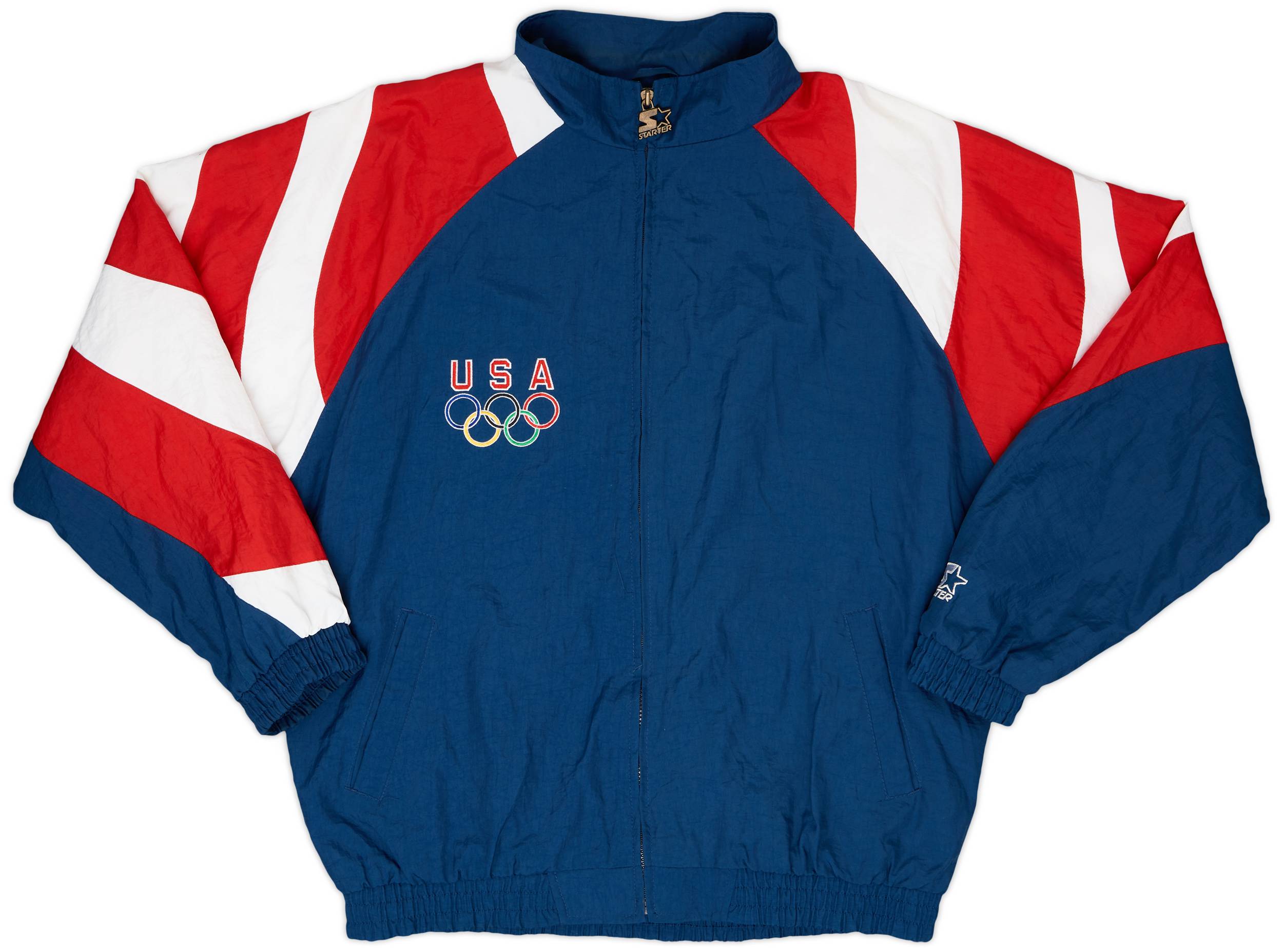 1996 Team USA Olympic Games Starter Windbreaker Jacket - 8/10 - (XL)