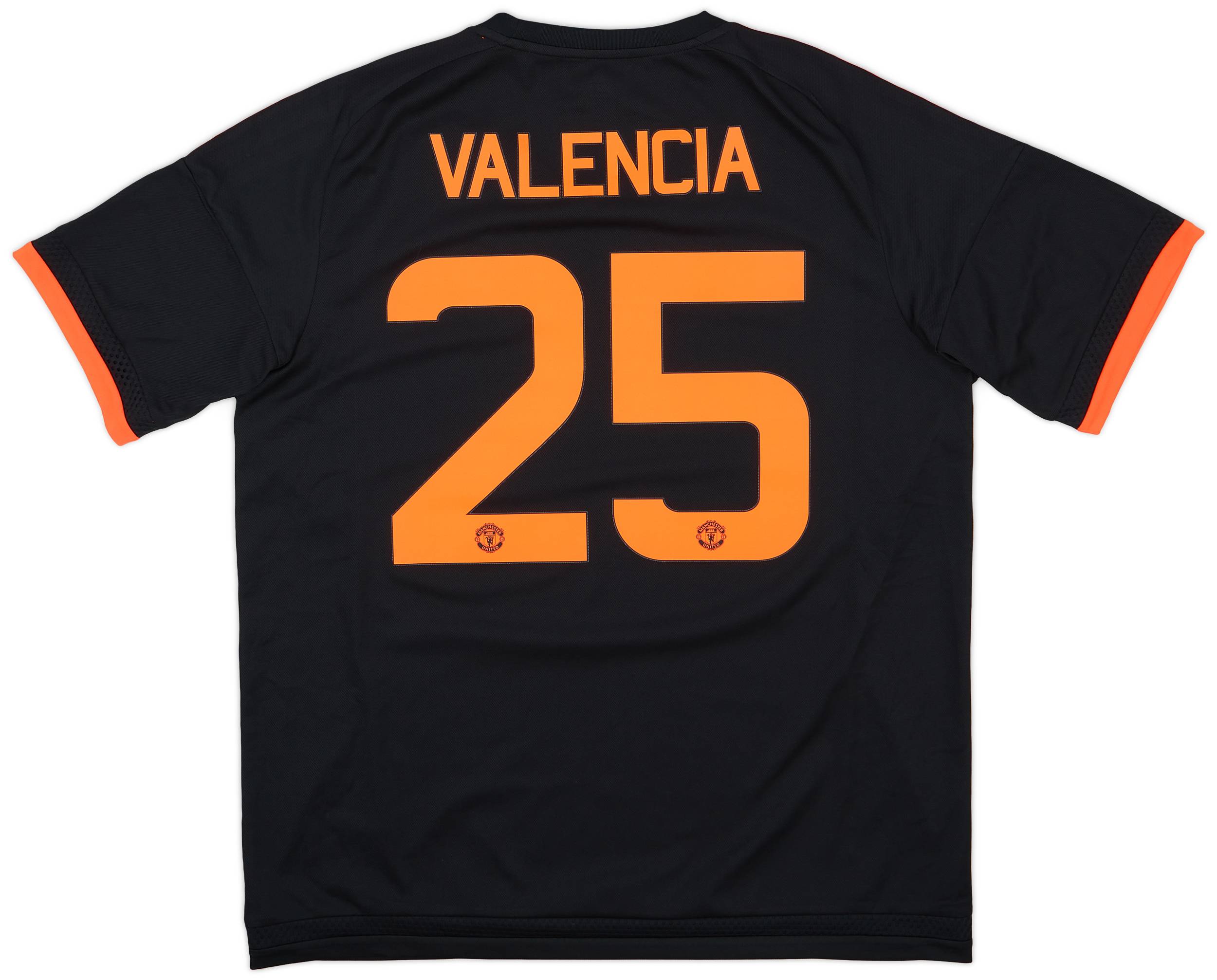 2015-16 Manchester United Third Shirt Valencia #25 - 9/10 - (XL)