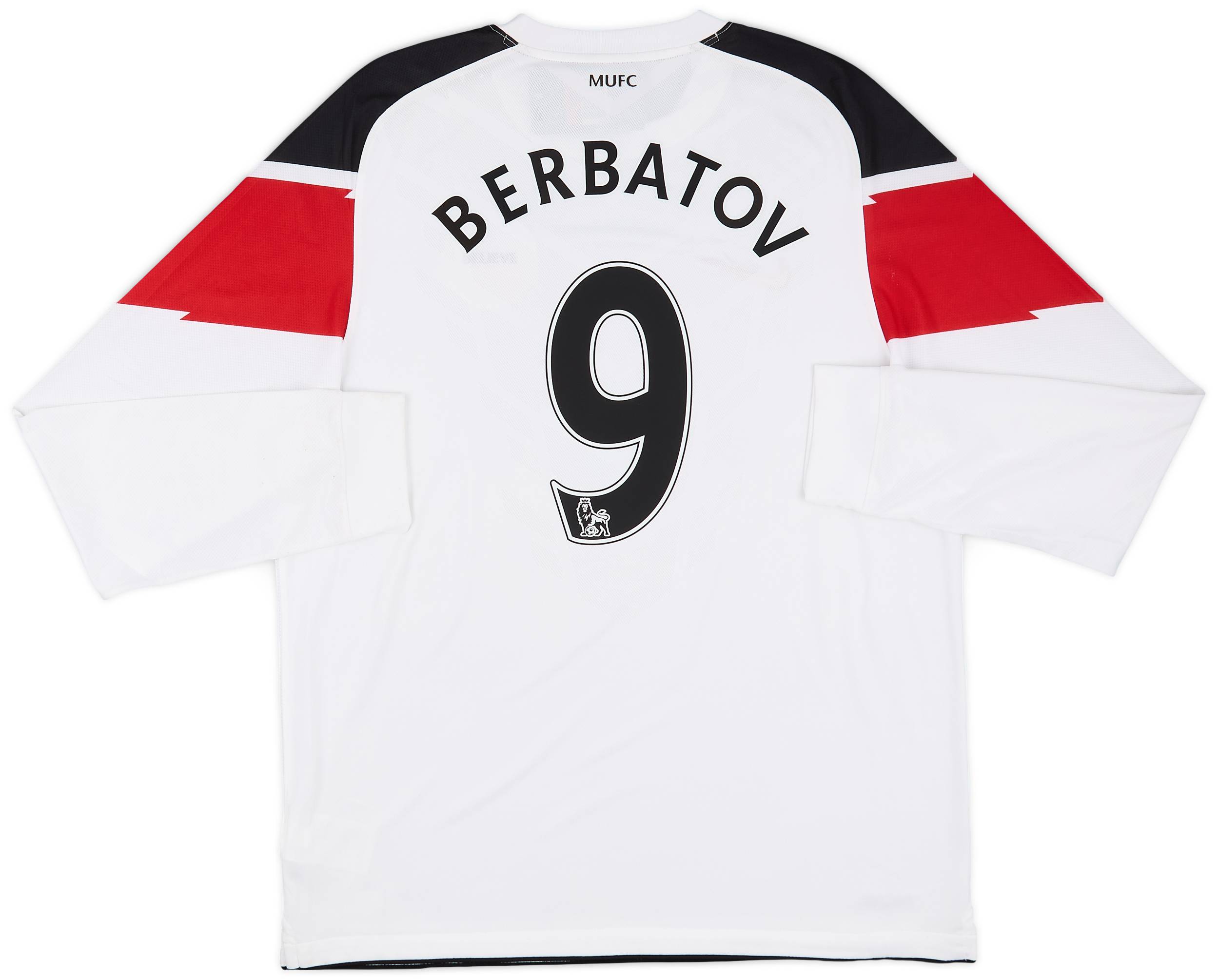 2010-12 Manchester United Away L/S Shirt Berbatov #9 (L)
