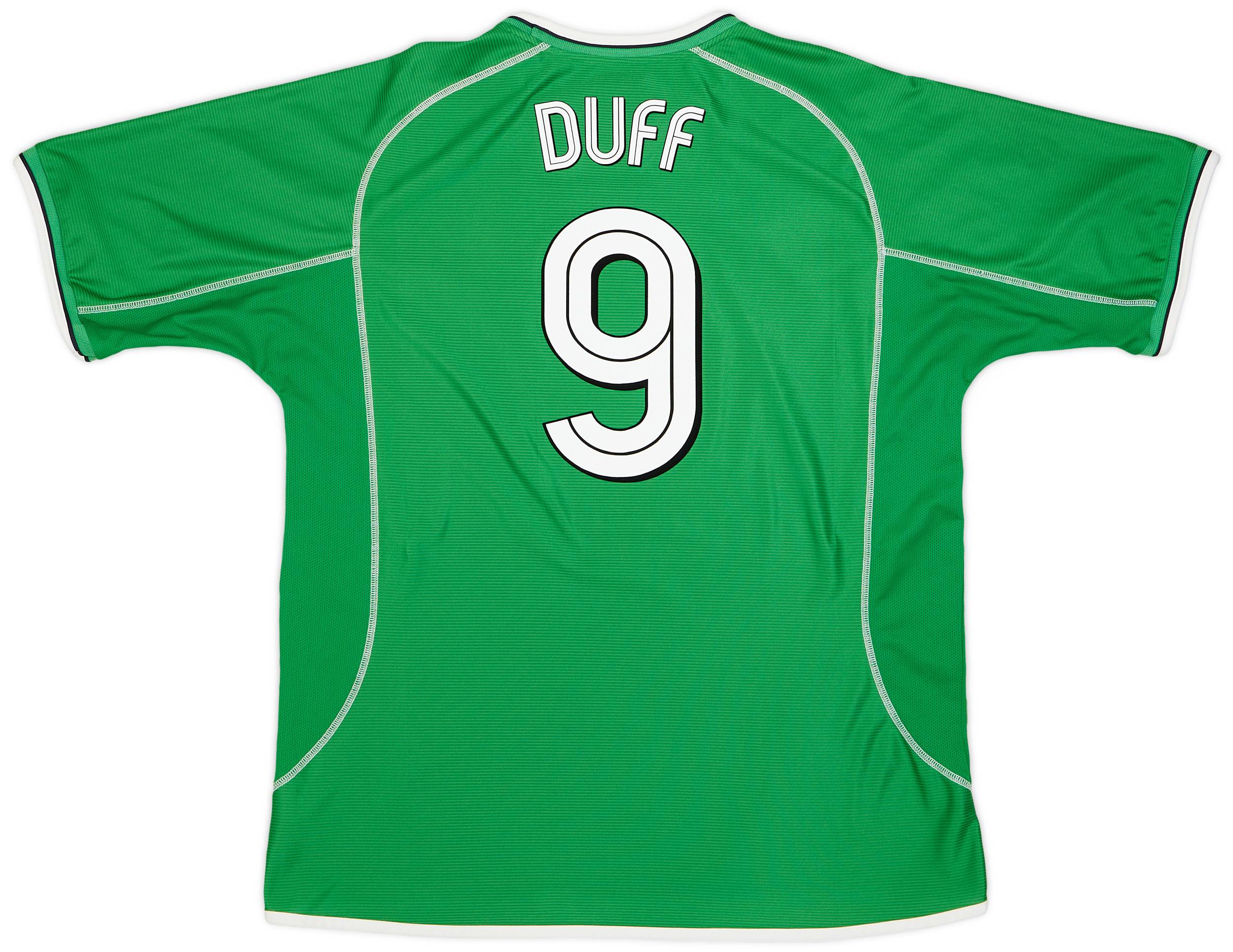 2001-03 Ireland Home Shirt Duff #9 - 9/10 - (XXL)