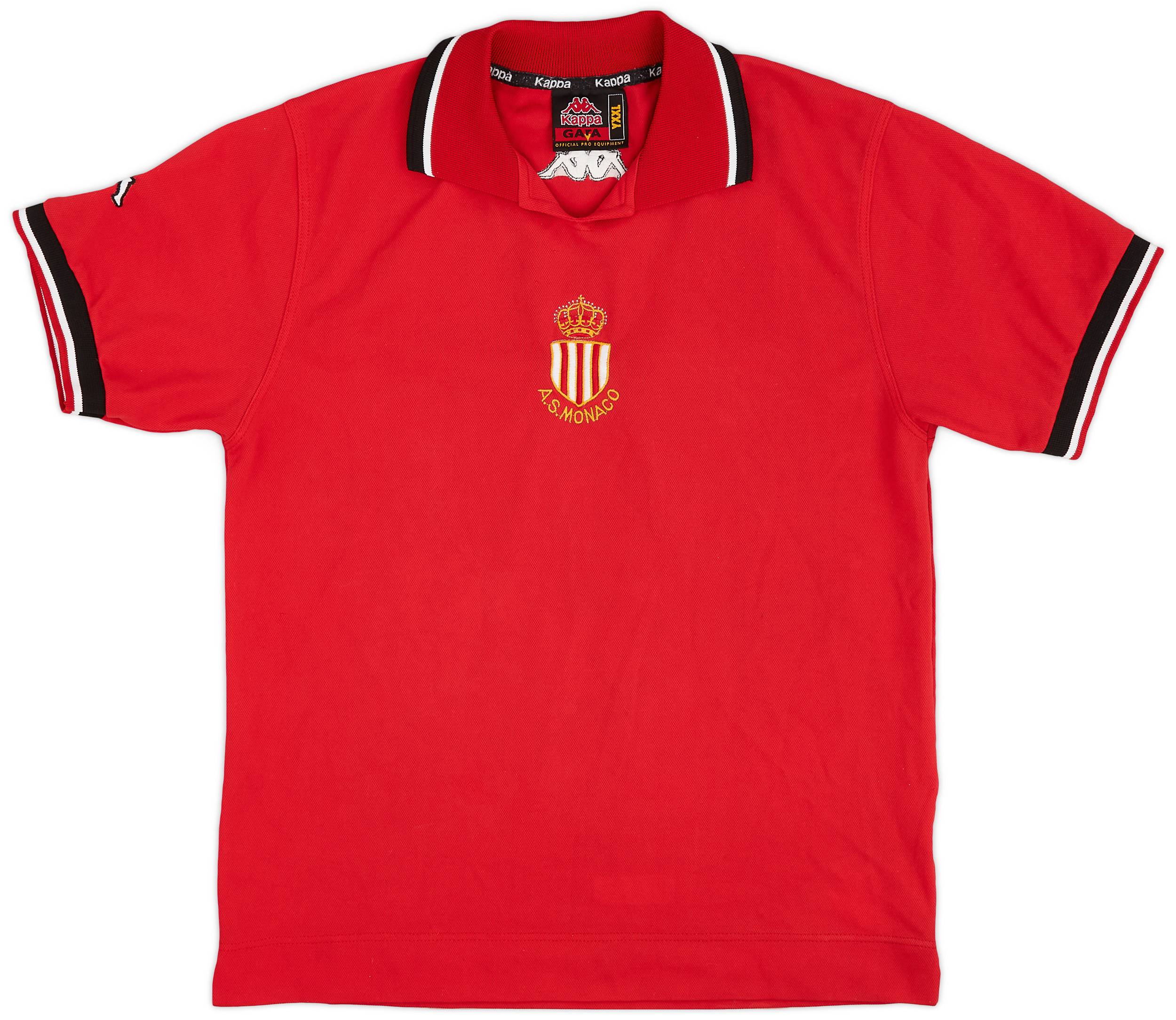 2000-01 Monaco Kappa Training Shirt - 8/10 - (XL.Boys)