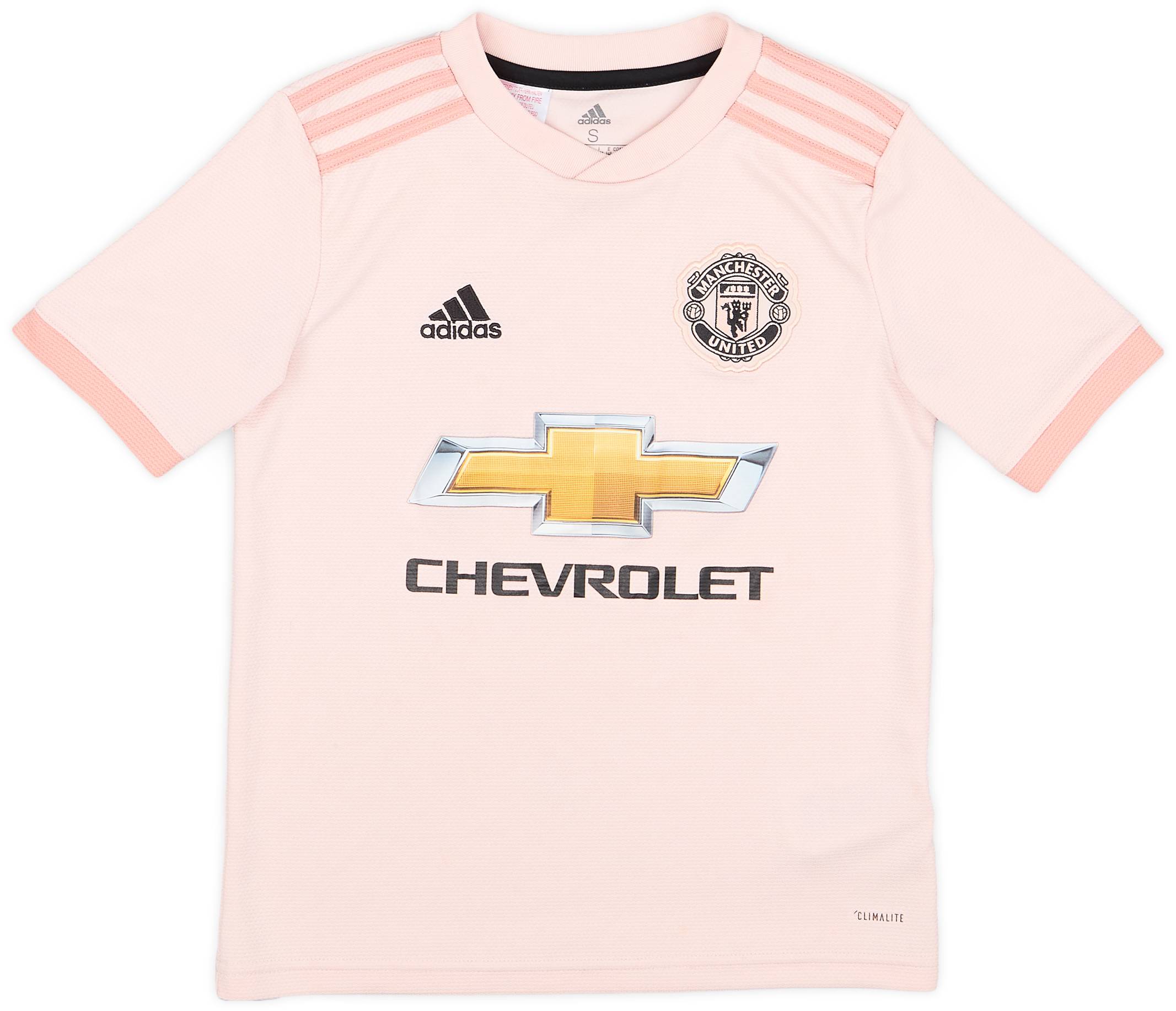 2018-19 Manchester United Away Shirt - 8/10 - (S.Boys)