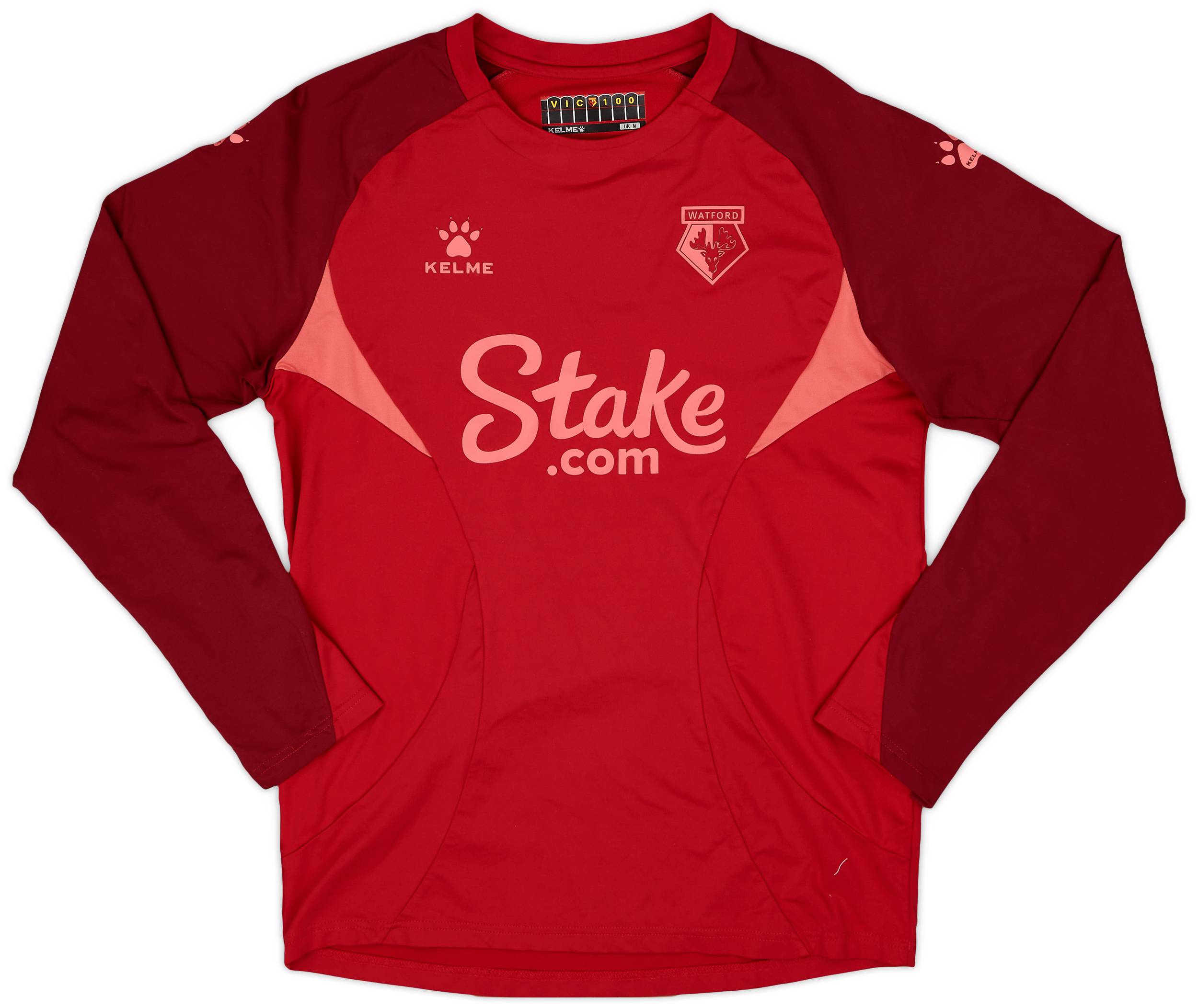 2022-23 Watford Kelme Drill Top - 8/10 - (M)