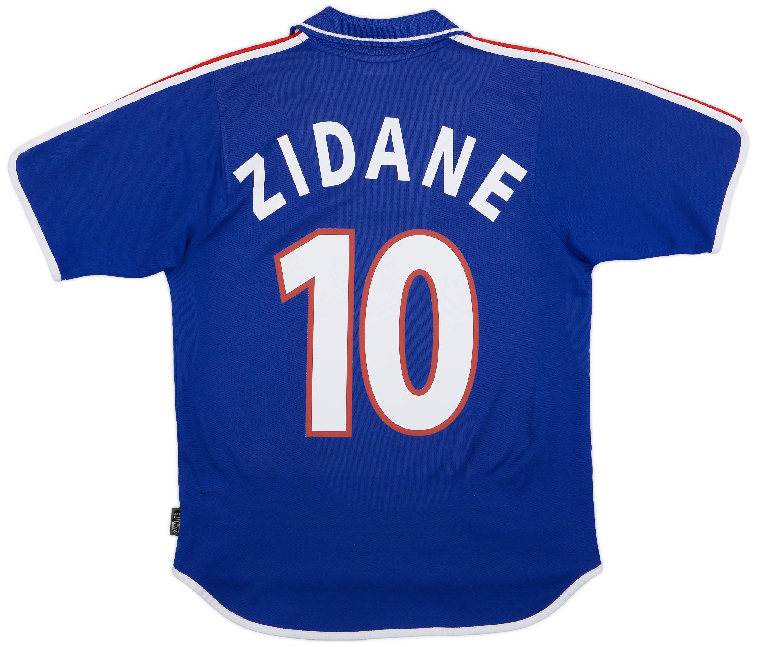 2000-02 France Home Shirt Zidane #10 - 8/10 - (S)