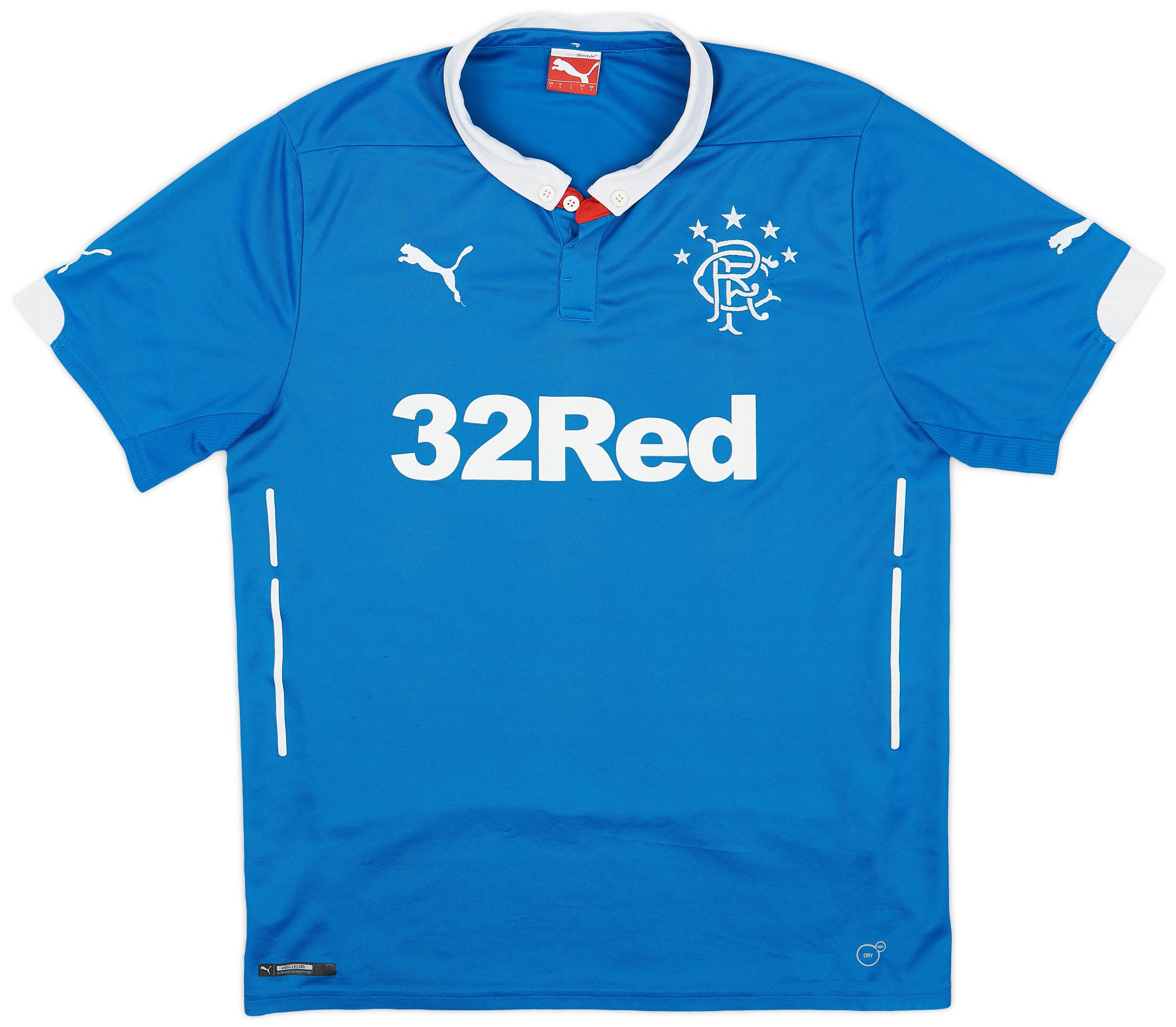 2014-15 Rangers Home Shirt - 9/10 - (L)