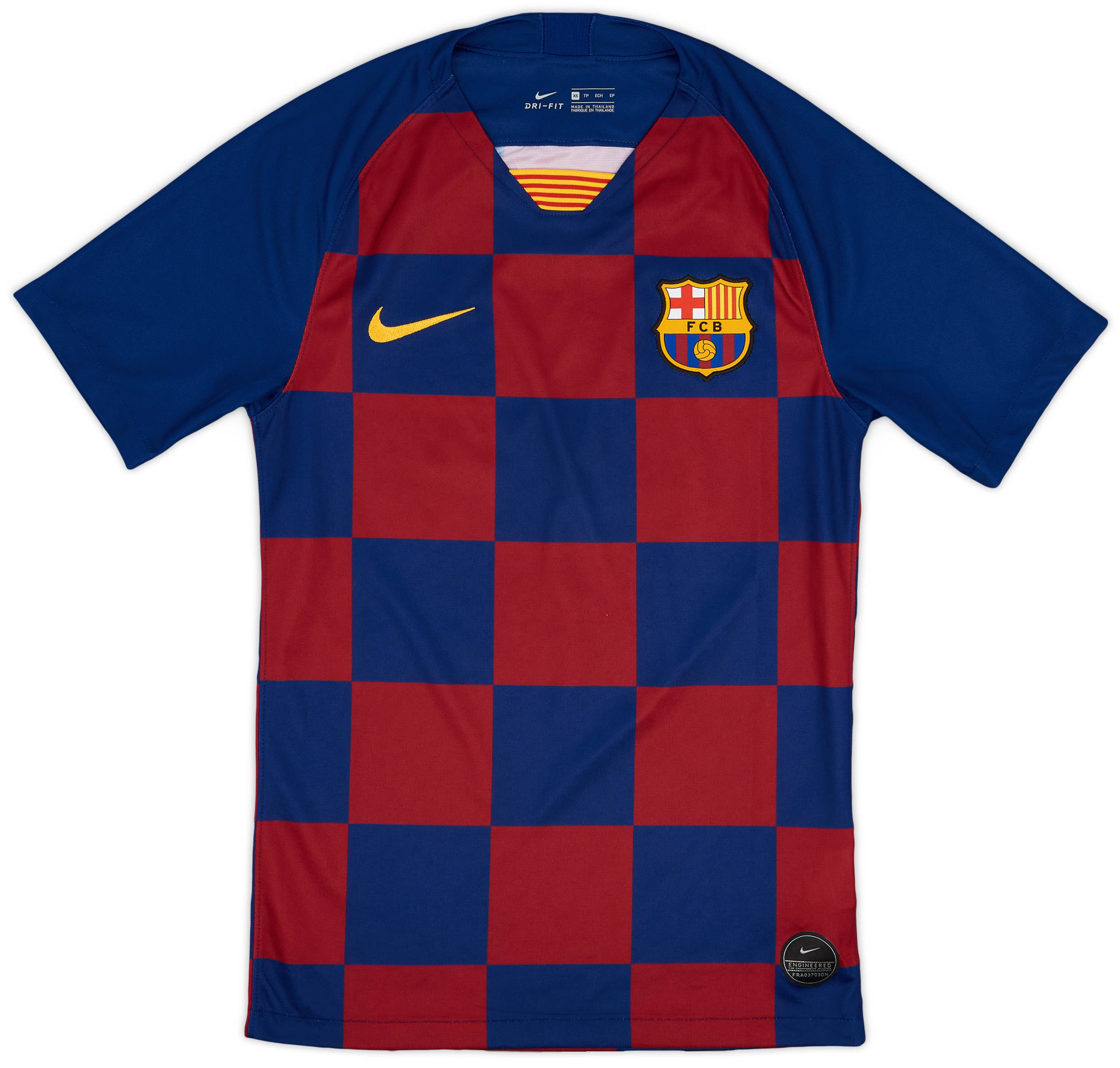 2019-20 Barcelona Home Shirt - 9/10 - (XS)