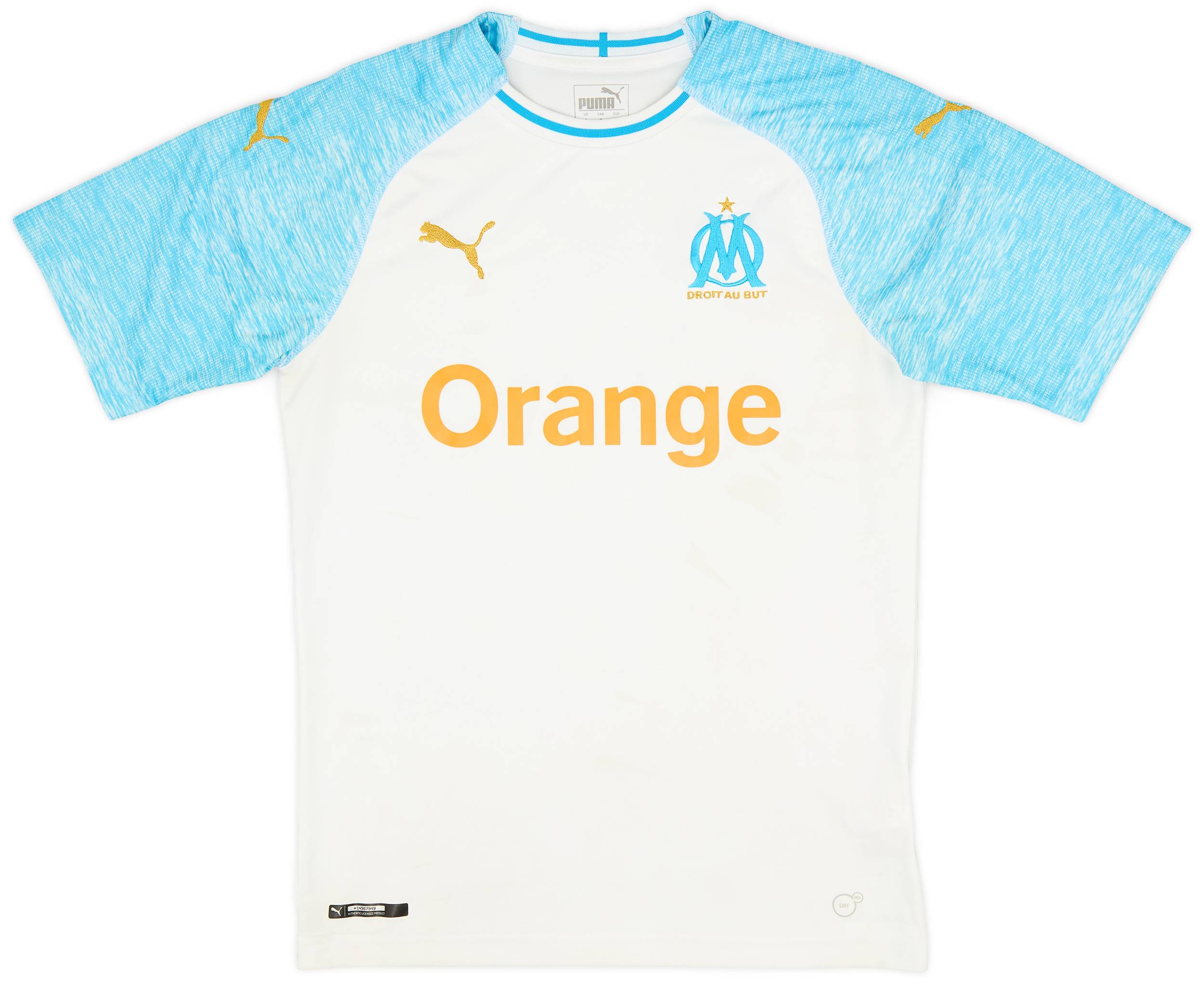 2018-19 Olympique Marseille Home Shirt - 5/10 - (S)