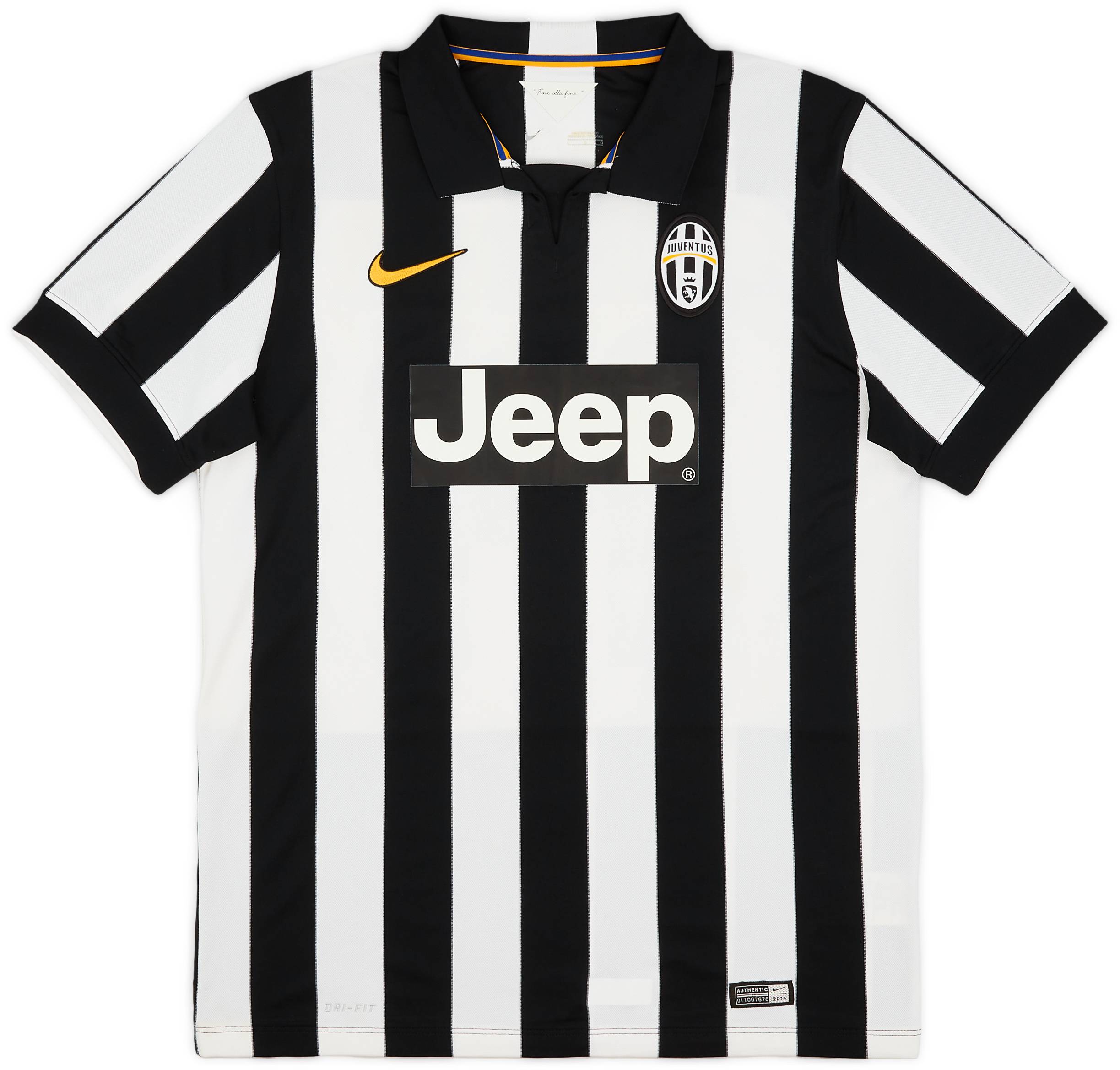 2014-15 Juventus Home Shirt Llorente #14 - 7/10 - (L)