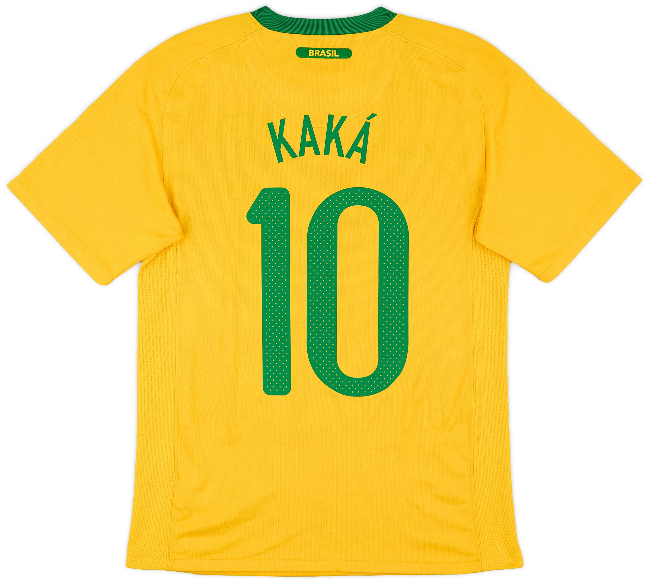 2010-11 Brazil Home Shirt Kaka #10 - 8/10 - (S)