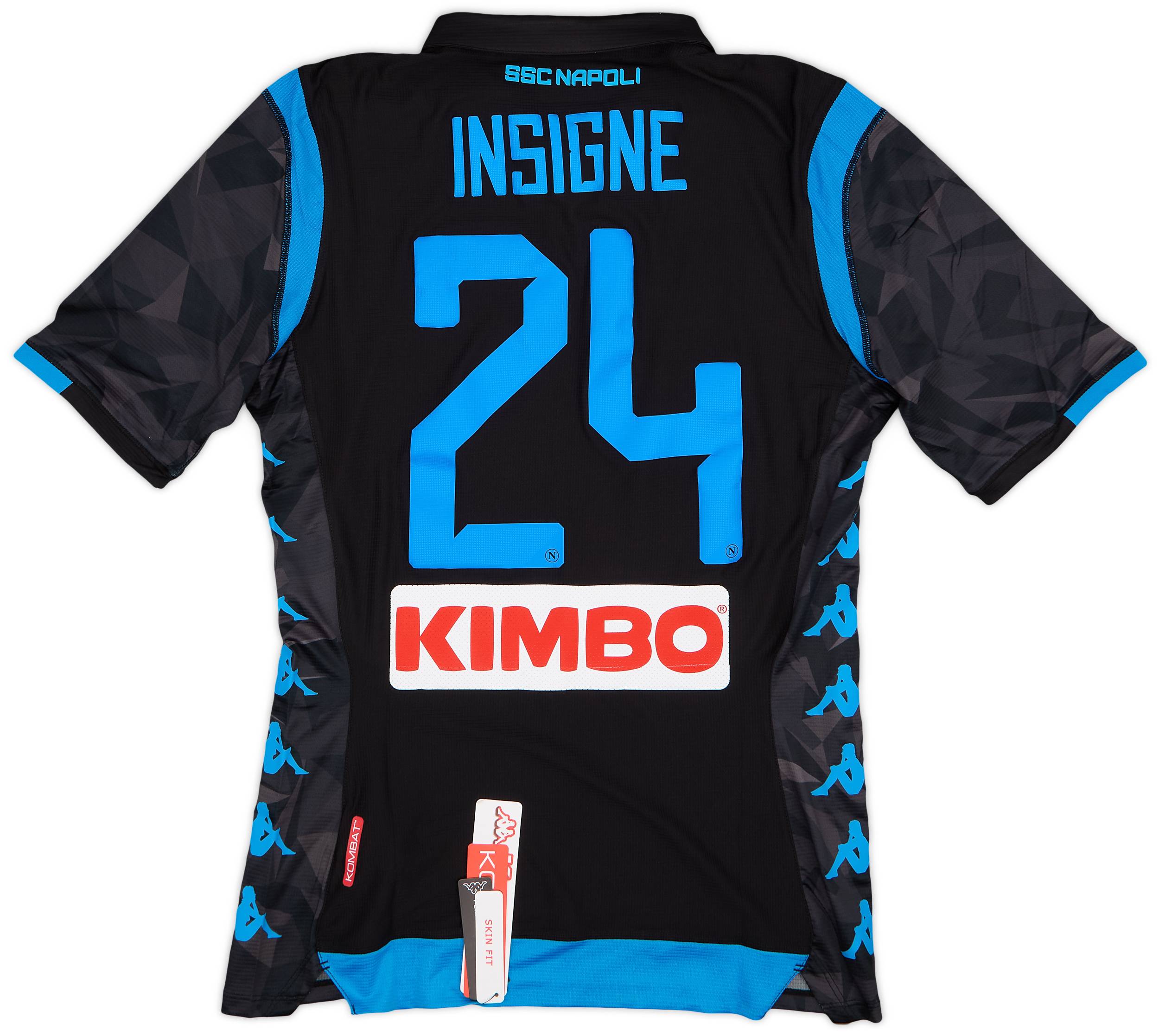 2018-19 Napoli Away Shirt Insigne #24 (L)