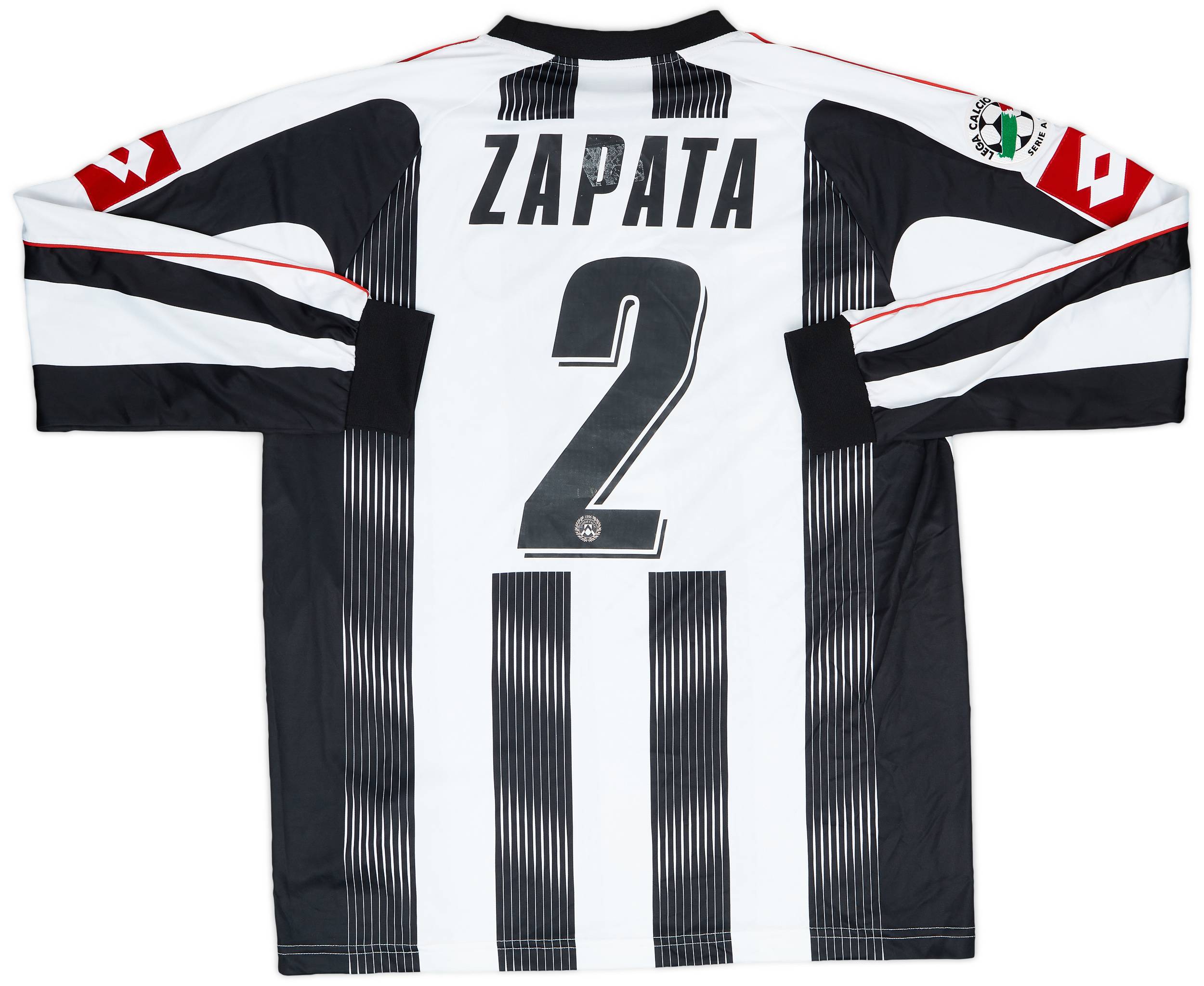 2007-08 Udinese Match Issue Home Shirt Zapata #2