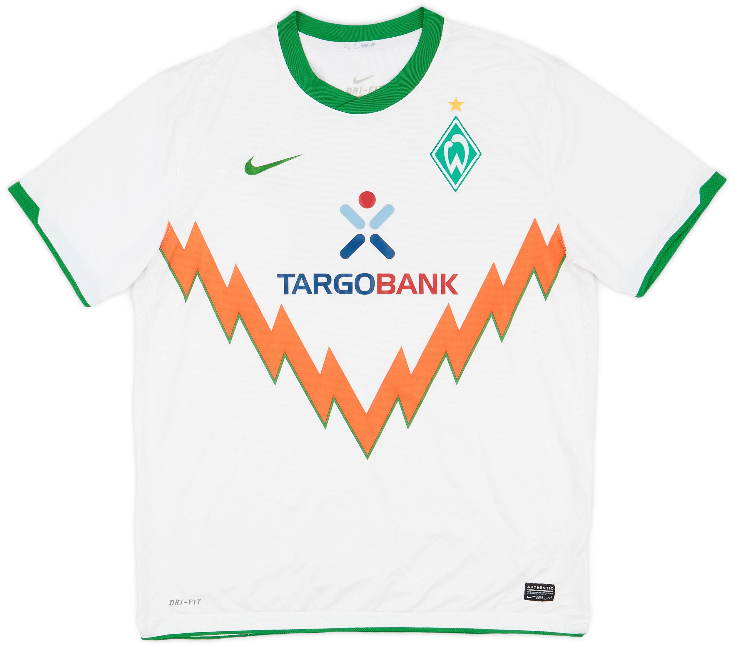 2010-11 Werder Bremen Away Shirt - 7/10 - (XL)