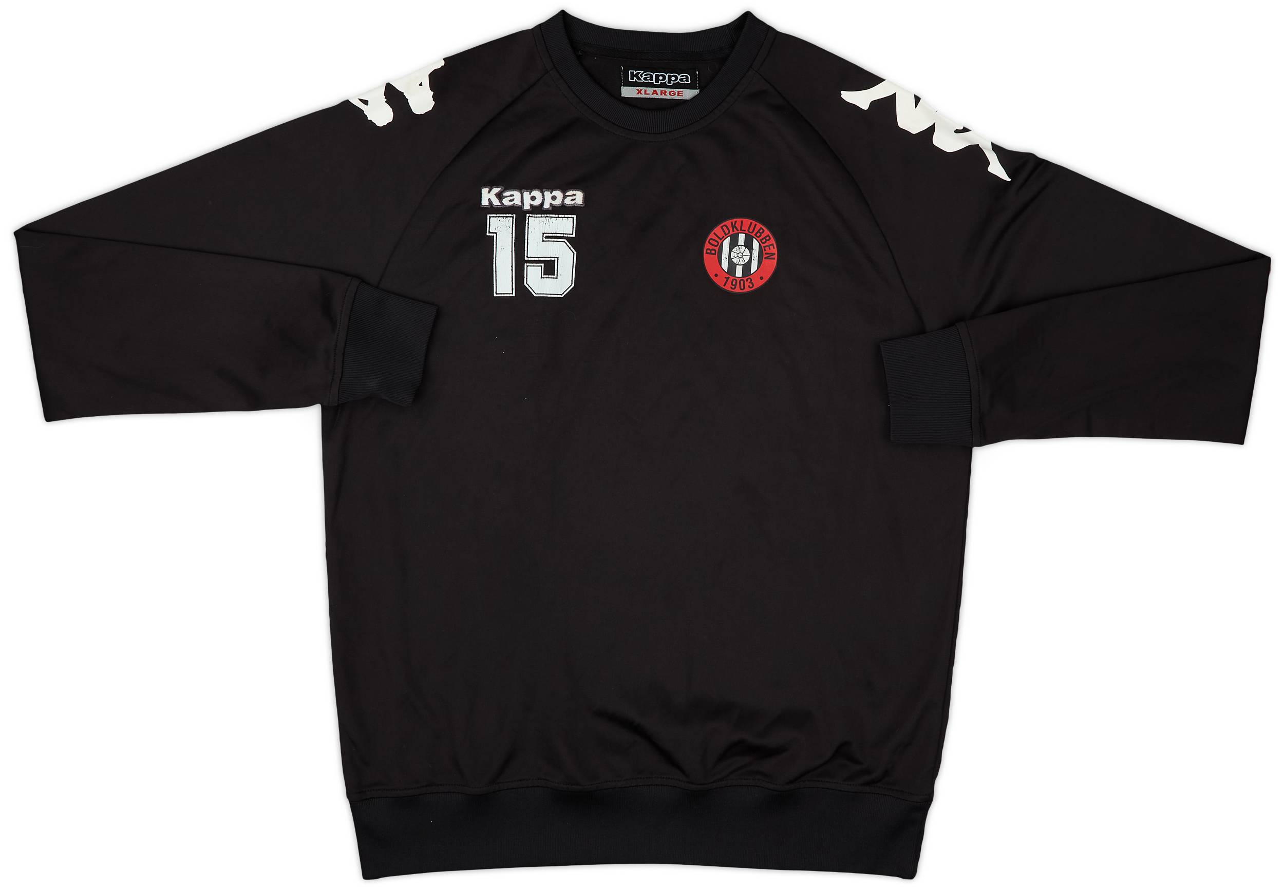 2010s Boldklubben 1903 Kappa Player Issue Sweat Top #15 - 7/10 - (XL)