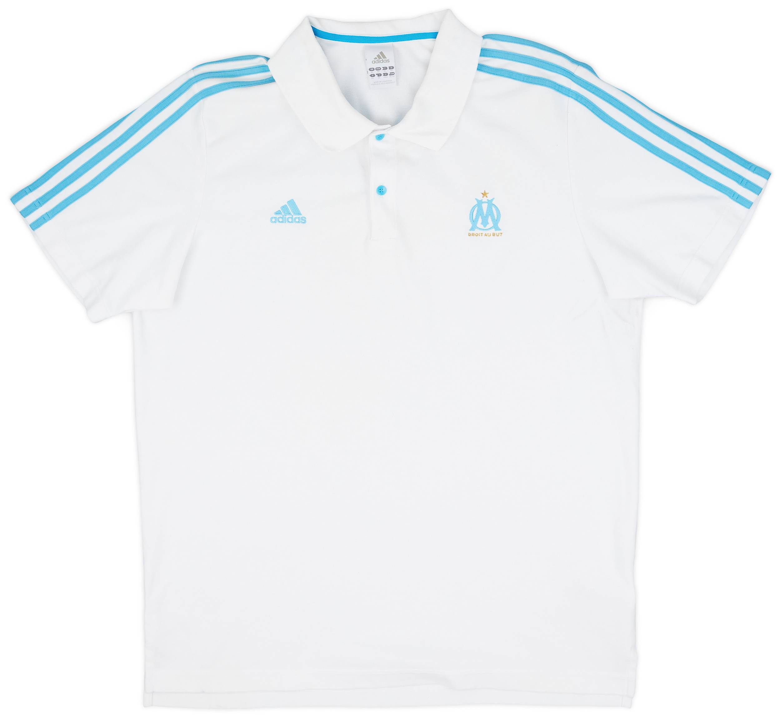 2012-13 Olympique Marseille adidas Polo Shirt - 7/10 - (XL)