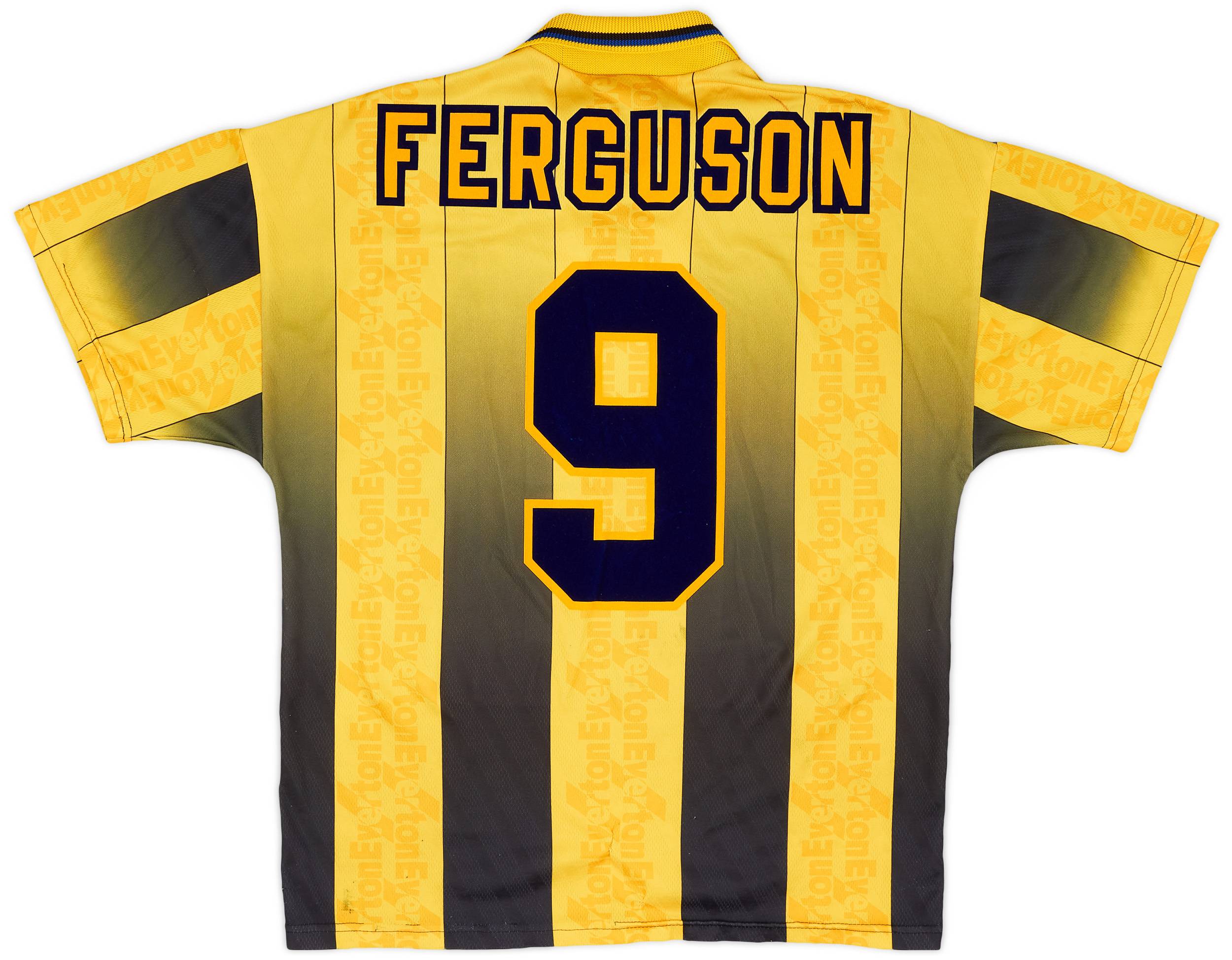 1996-98 Everton Away Shirt Ferguson #9 - 7/10 - (M)