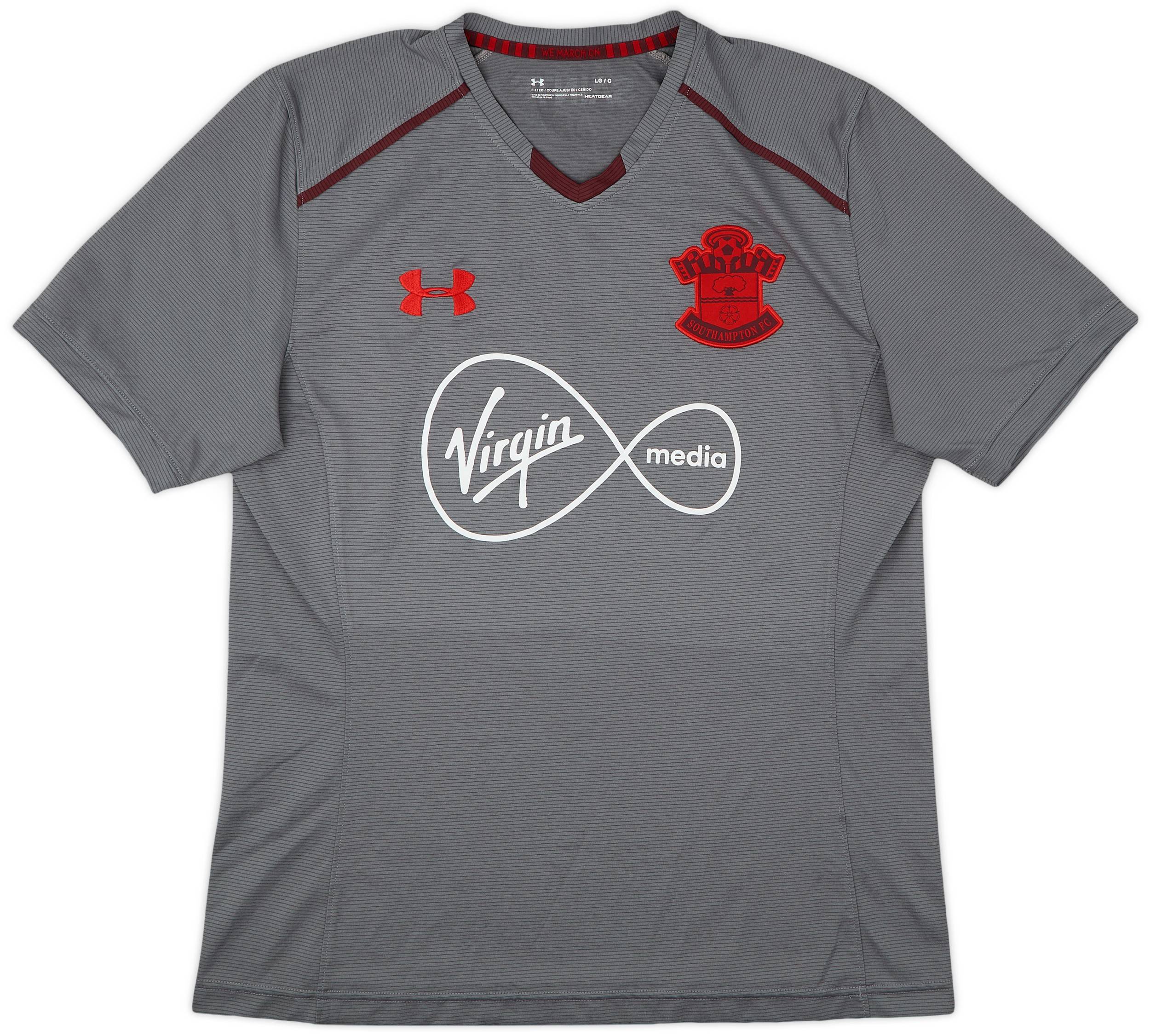 2017-18 Southampton Staff Issue Under Armour Training Shirt AG - 6/10 - (L)