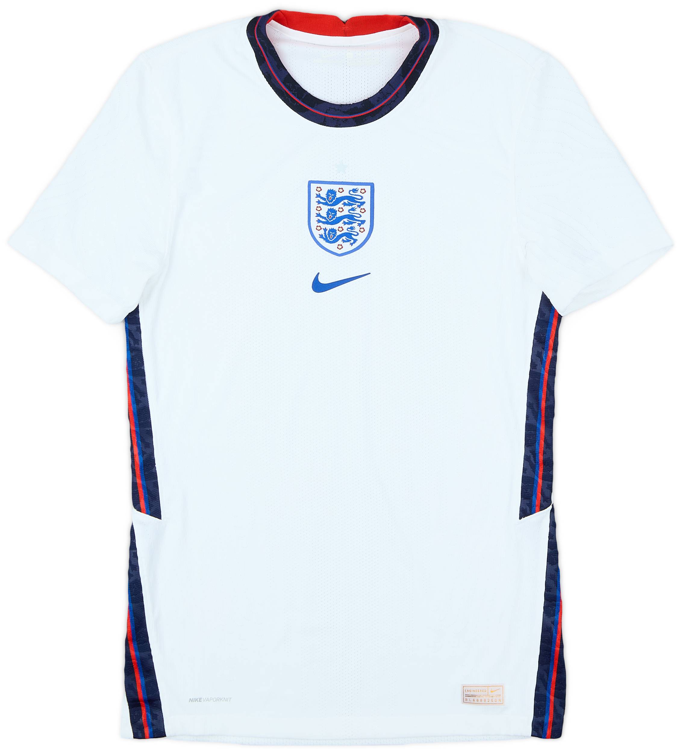 2020-22 England Authentic Home Shirt - 8/10 - (XS)