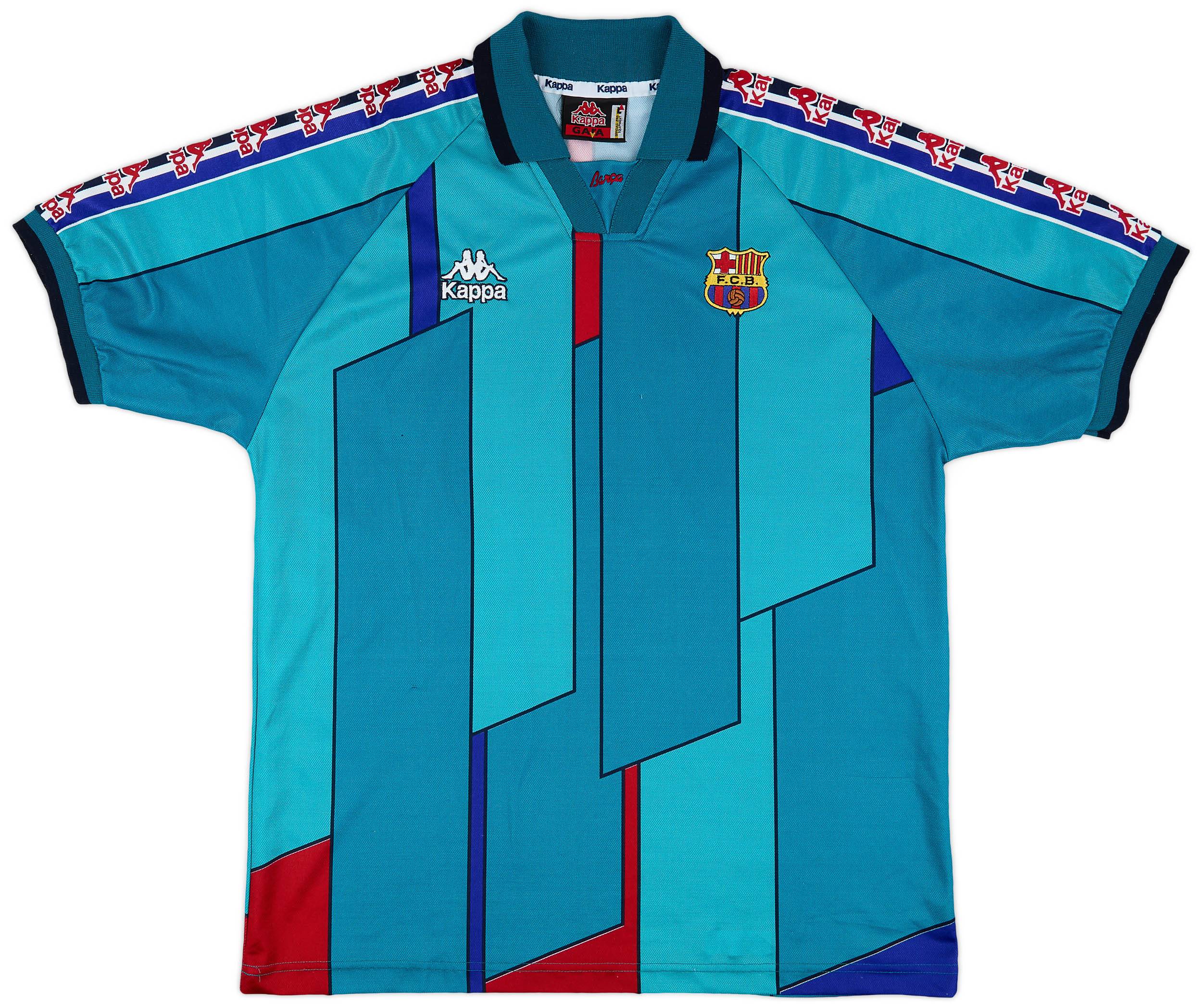 1995 97 Barcelona afiar Home L S Shirt