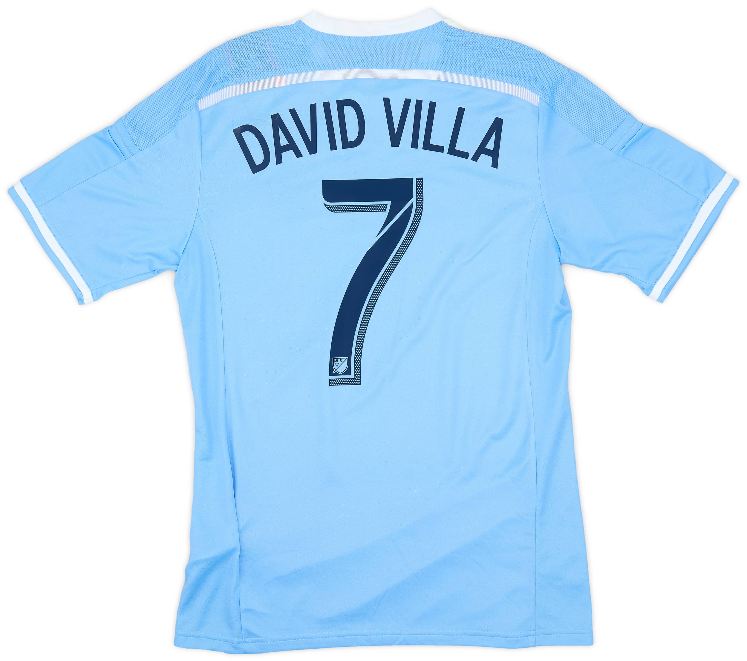 2015-16 New York City FC Authentic Home Shirt David Villa #7 (M)