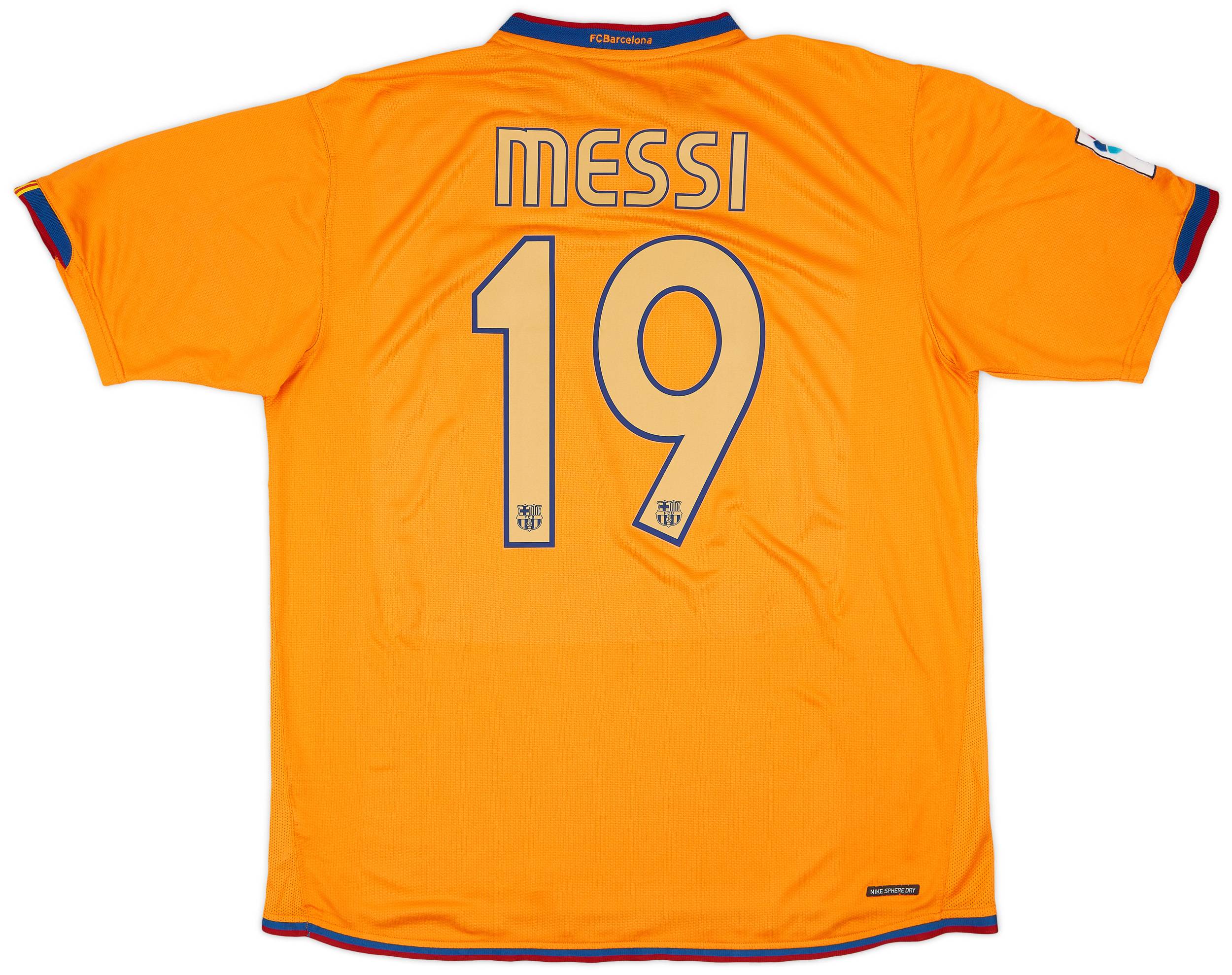 2006-08 Barcelona Away Shirt Messi #19 - 8/10 - (XL)