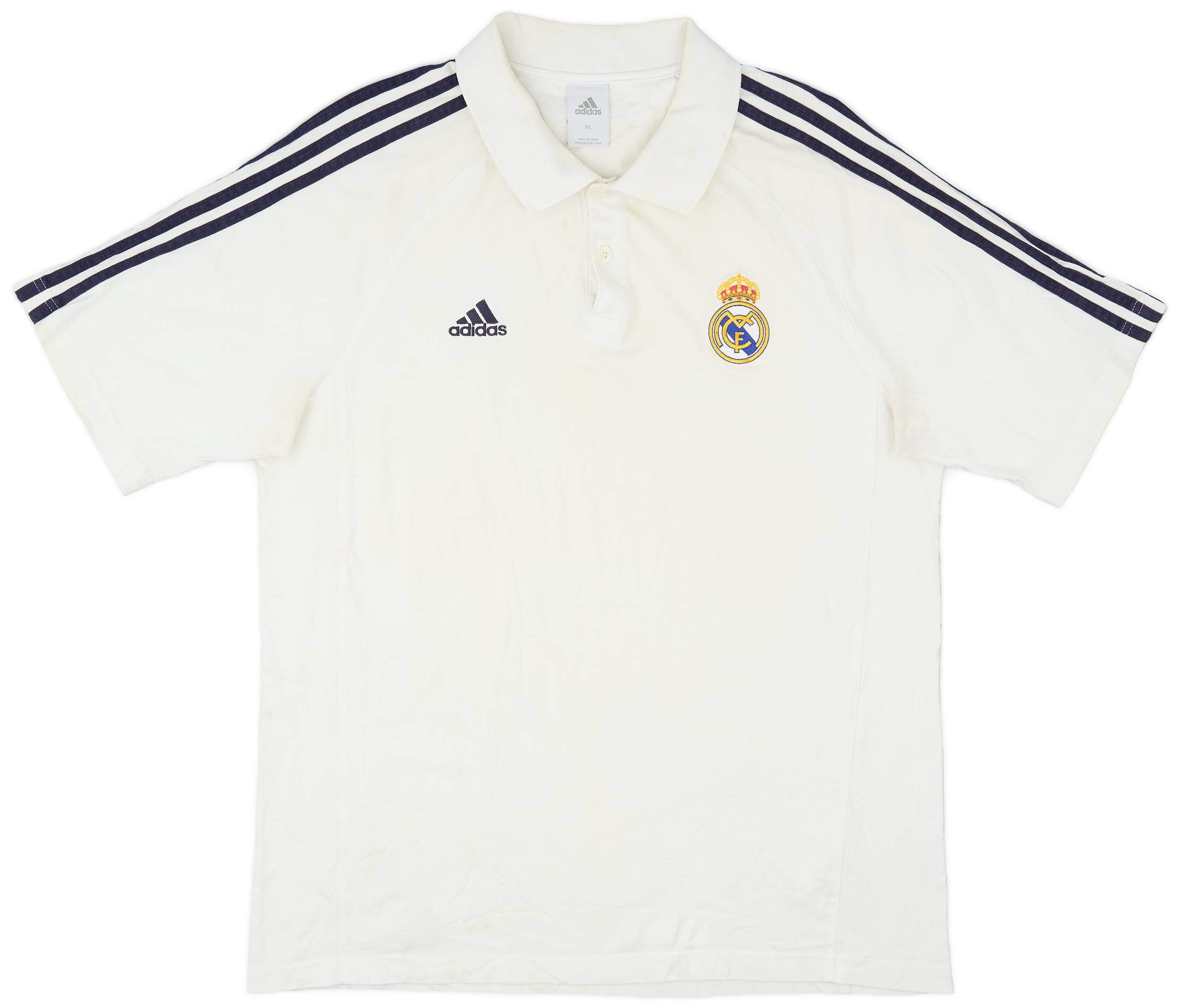 2007-08 Real Madrid adidas Polo Shirt - 6/10 - (XL)