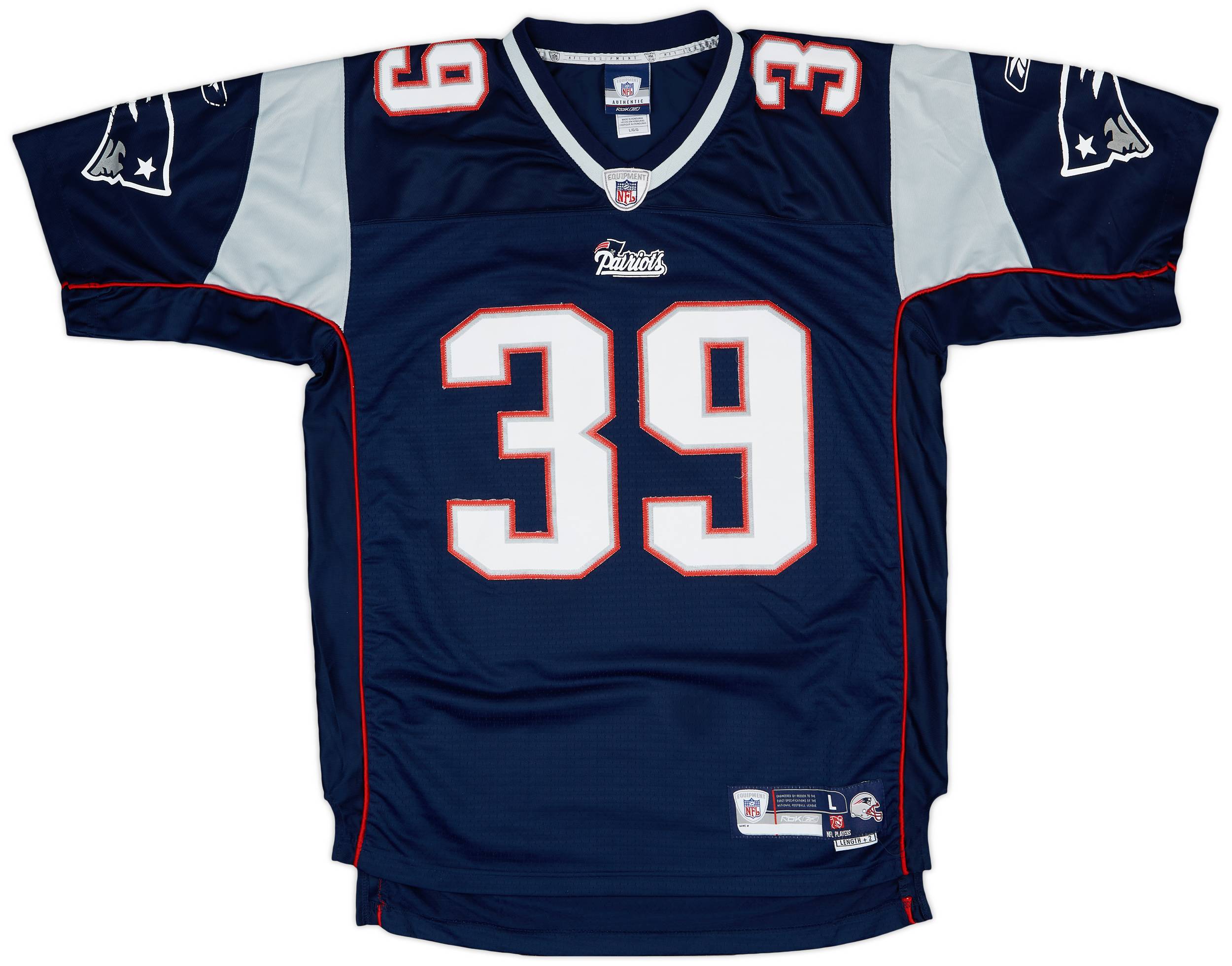 2007 New England Patriots Maroney #39 Reebok Premier Home Jersey