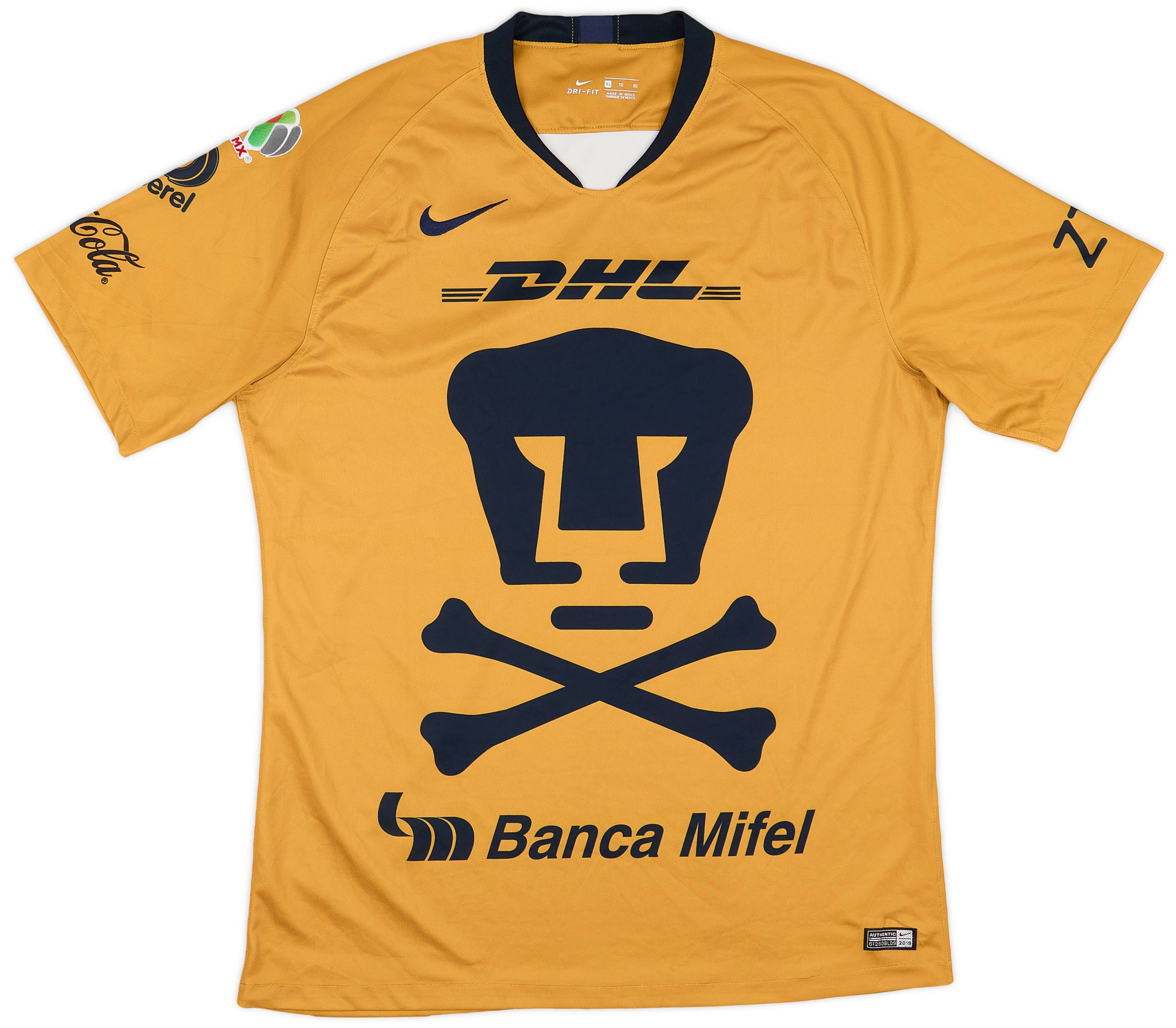 2018 19 UNAM Pumas Dia de Muertos Special Fourth Shirt 9 10 XL