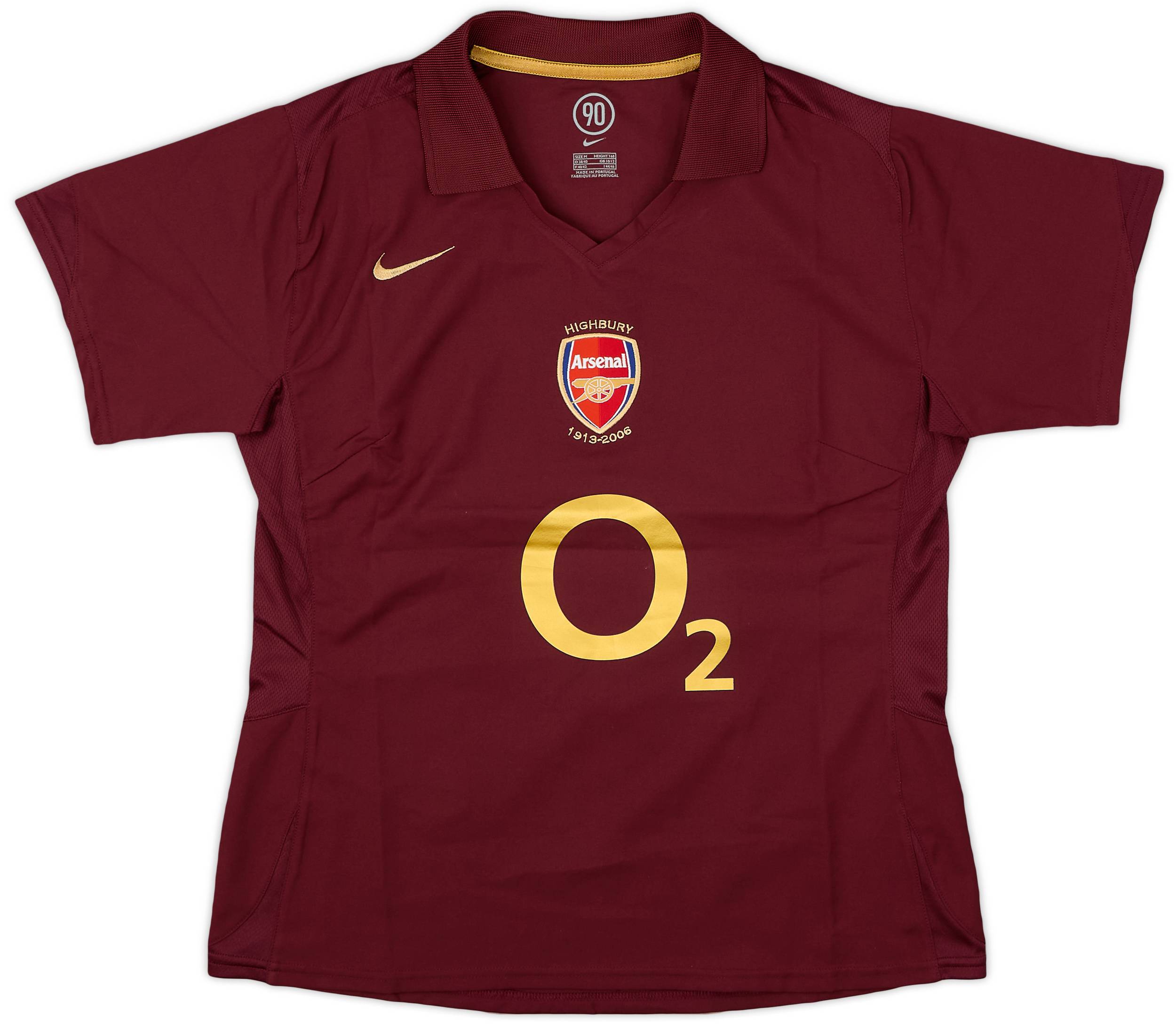 2005-06 Arsenal Home Shirt - 9/10 - (Women's M)
