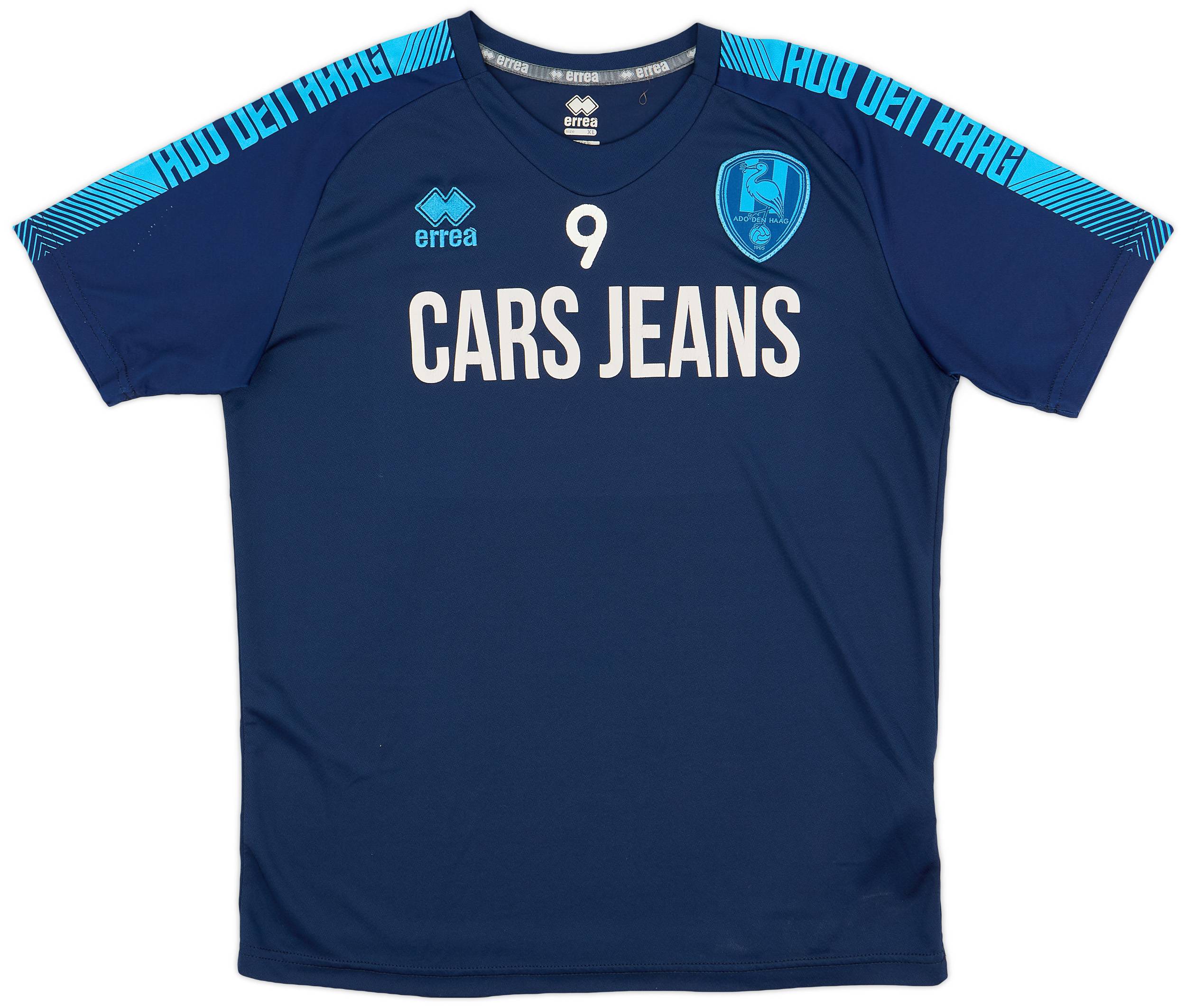 2019-20 ADO Den Haag Errea Player Issue Training Shirt #9 - 7/10 - (XL)