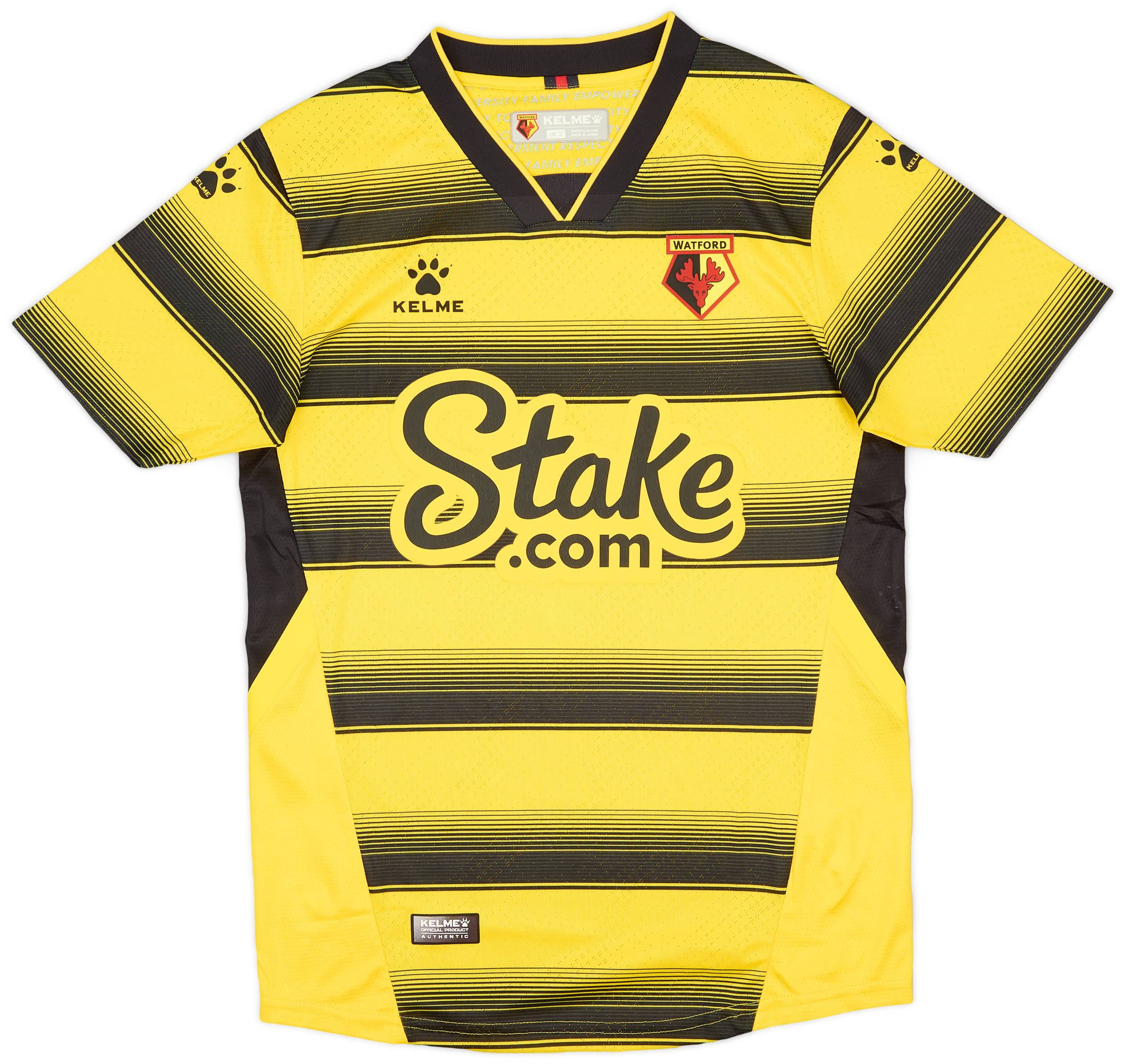 2021-22 Watford Home Shirt - 10/10 - (S)